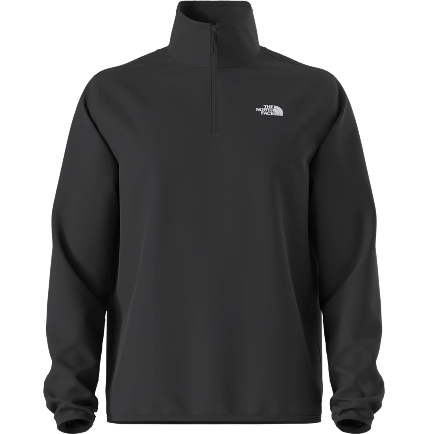 THE NORTH FACE MEN'S GLACIER FLEECE 1/4 ZIP JACKET - TNF BLACK - Image 2