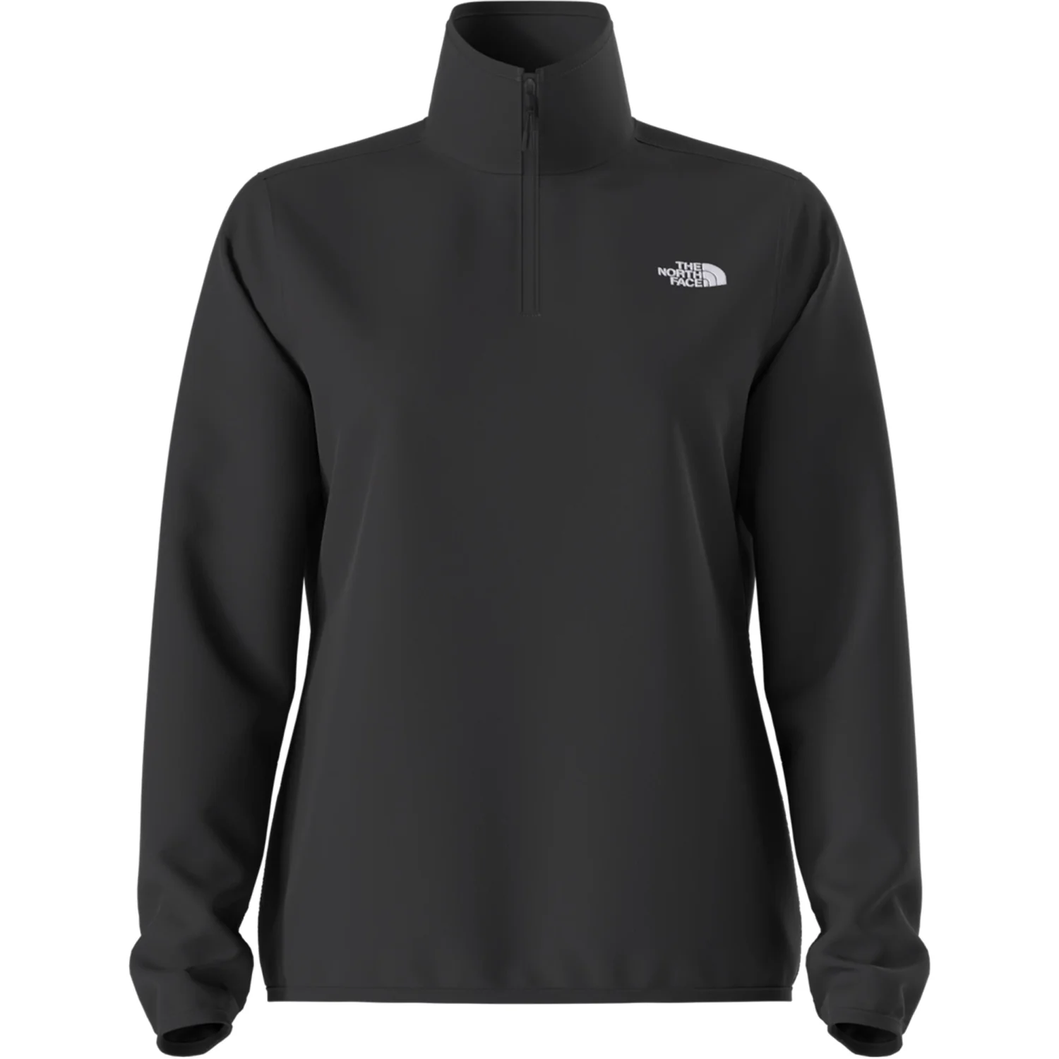THE NORTH FACE WOMEN'S GLACIER FLEECE 1/4 ZIP JACKET - TNF BLACK - Image 2
