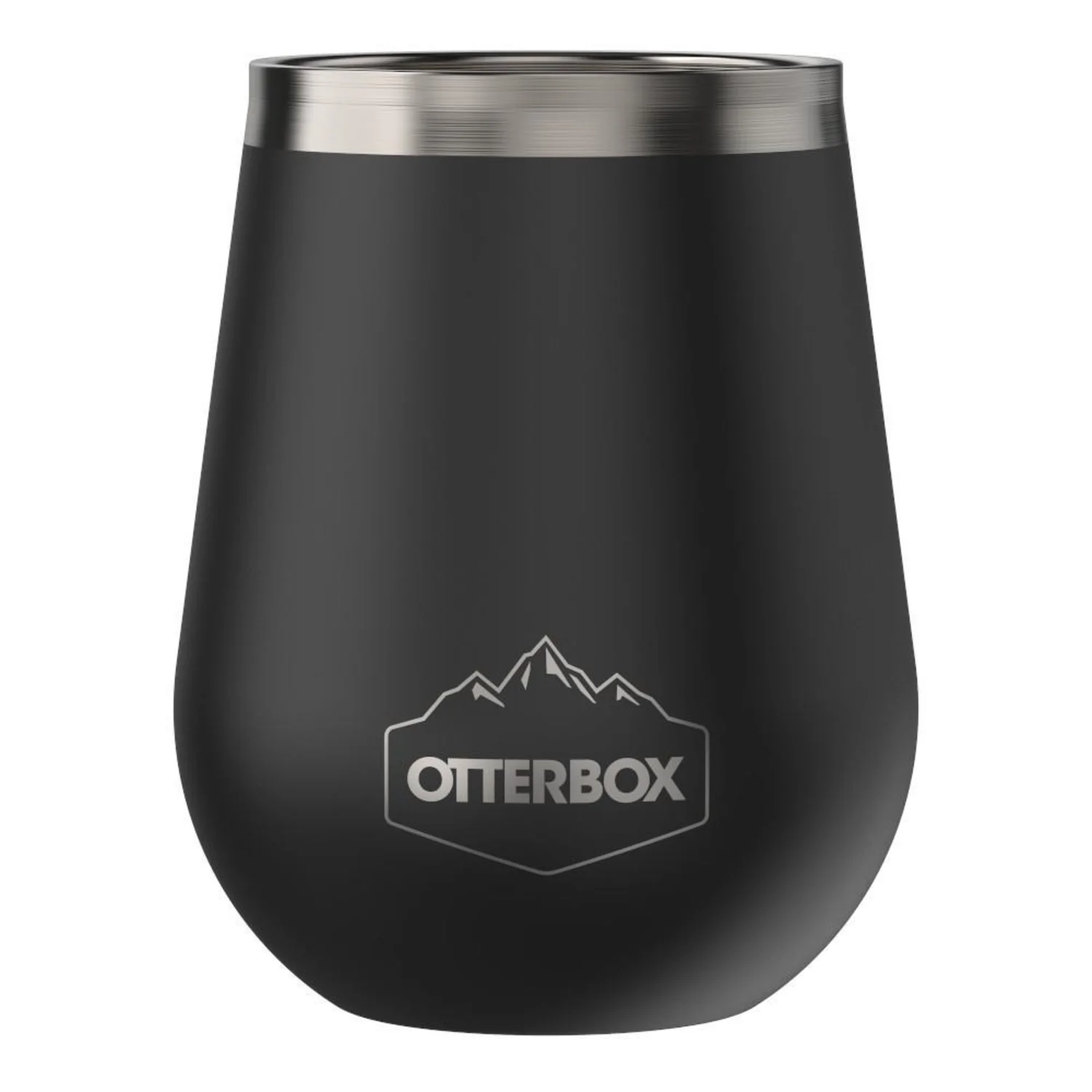 OTTERBOX ELEVATION WINE TUMBLER WITH LID - SILVER PANTHER BLACK - Image 2