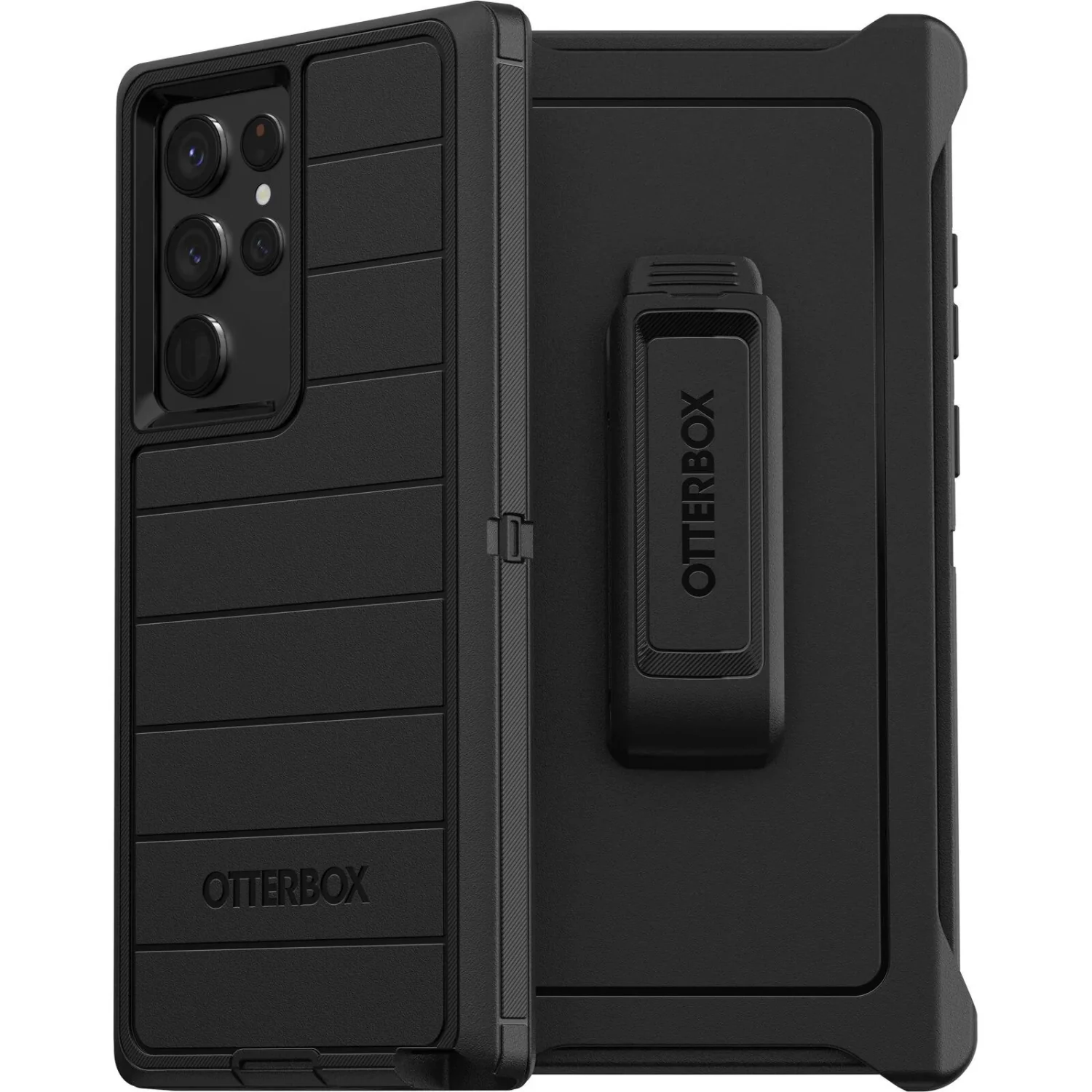 OTTERBOX SAMSUNG GALAXY S22 ULTRA DEFENDER PRO SERIES CASE - BLACK - Image 2