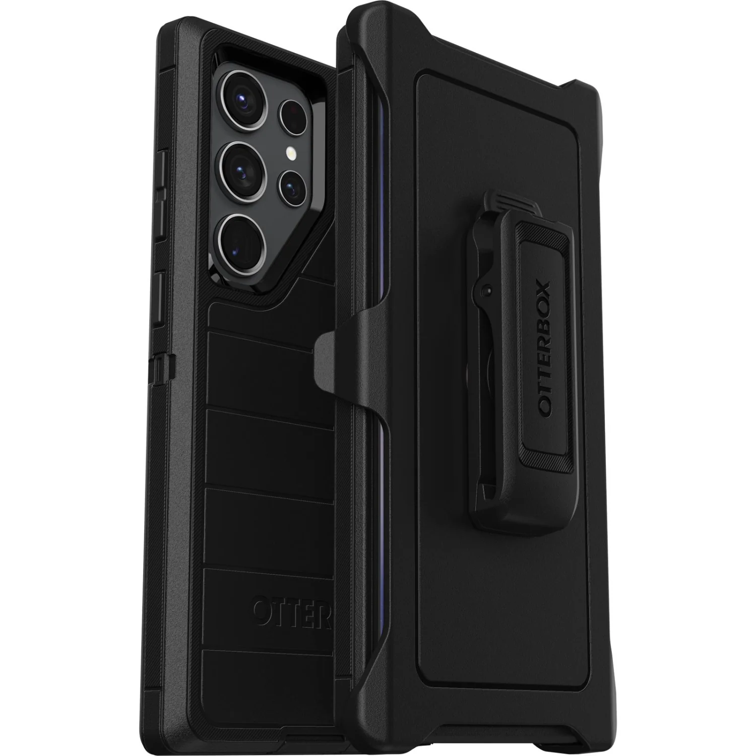 OTTERBOX SAMSUNG GALAXY S23 ULTRA DEFENDER PRO SERIES CASE - BLACK - Image 2