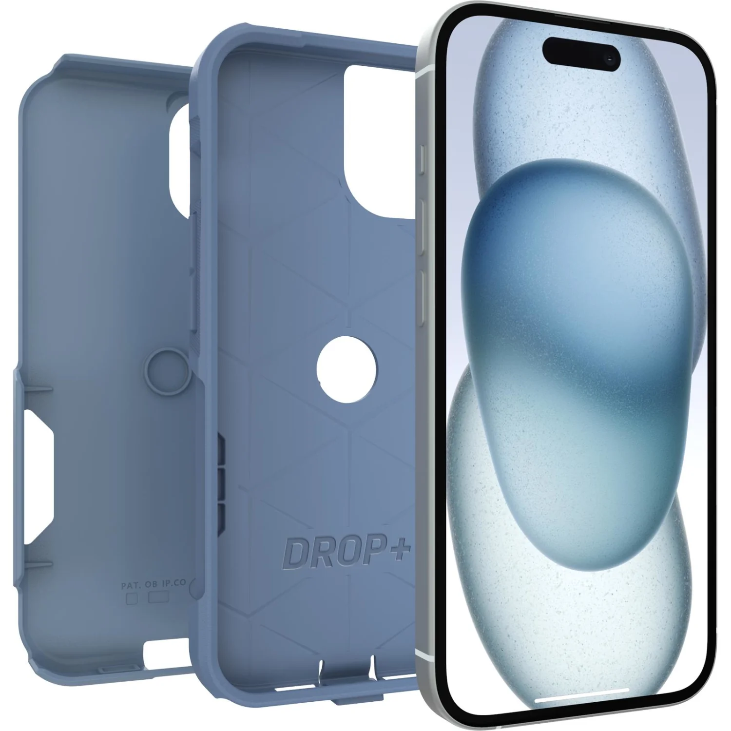 OTTERBOX APPLE IPHONE 15, IPHONE 14 AND IPHONE 13 COMMUTER SERIES CASE - CRISP DENIM - Image 2