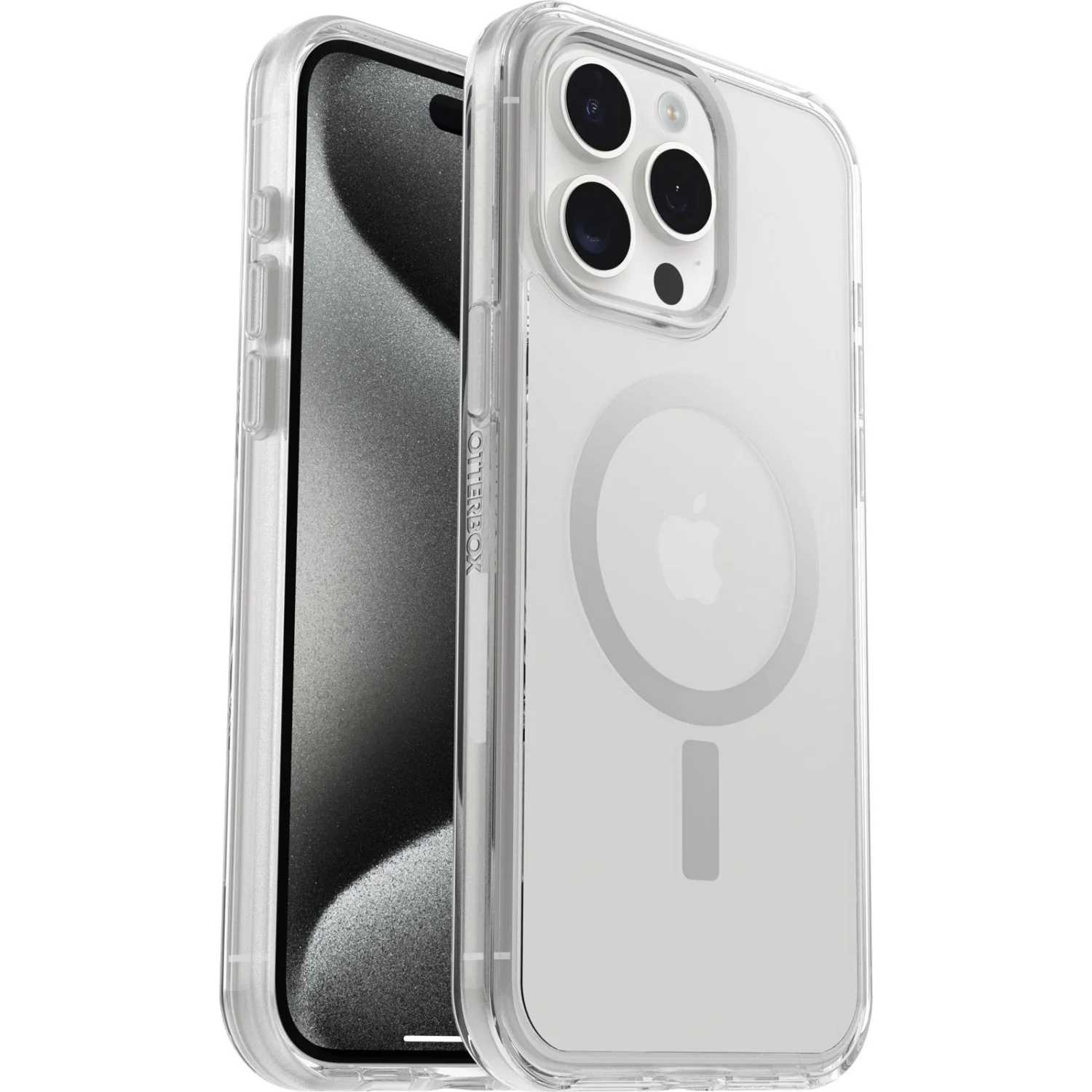 OTTERBOX SYMMETRY SERIES CLEAR APPLE IPHONE 15 PRO MAX CASE FOR MAGSAFE - CLEAR - Image 2