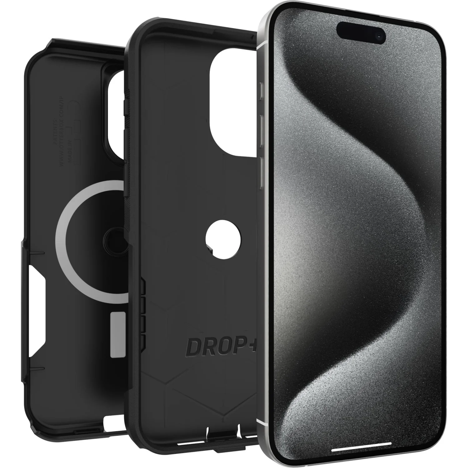 OTTERBOX APPLE IPHONE 15 PRO MAX COMMUTER SERIES CASE FOR MAGSAFE - BLACK - Image 2