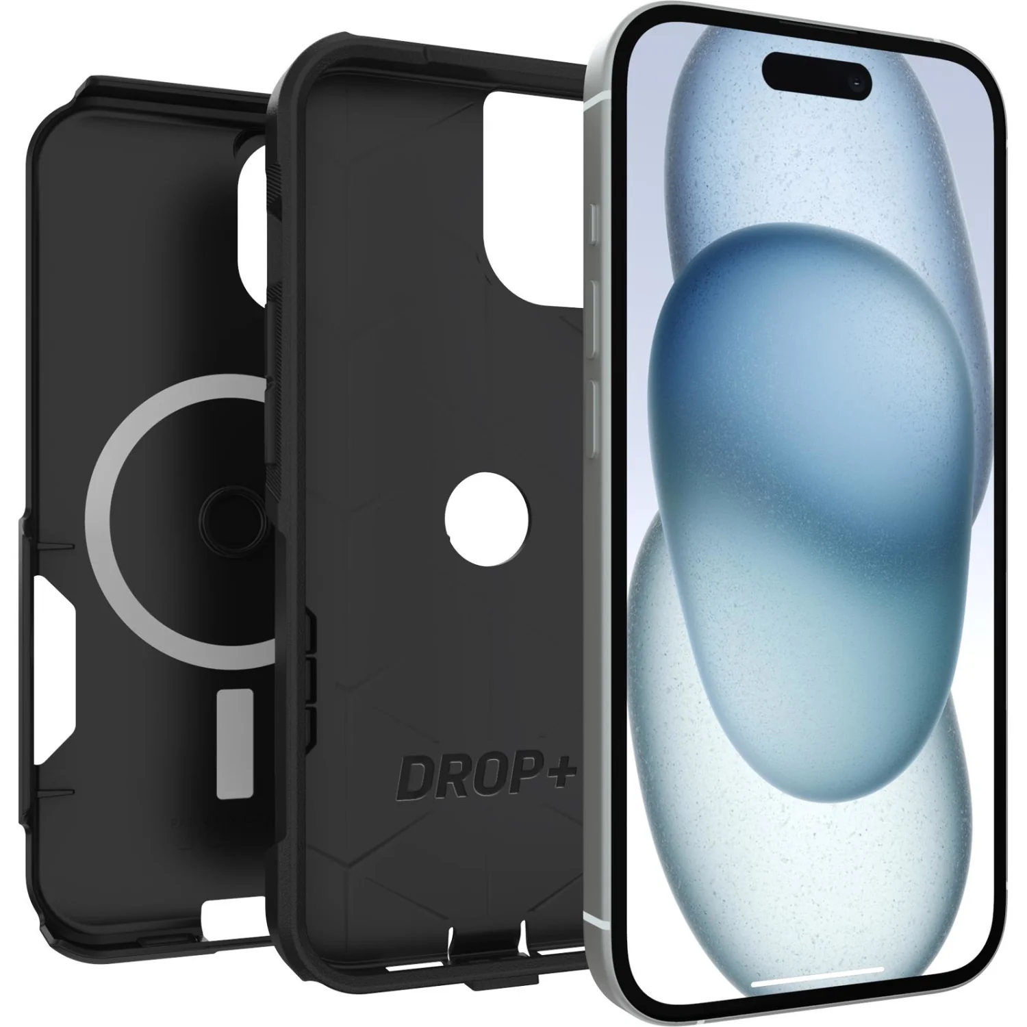 OTTERBOX APPLE IPHONE 15, IPHONE 14 AND IPHONE 13 COMMUTER SERIES CASE FOR MAGSAFE - BLACK - Image 2