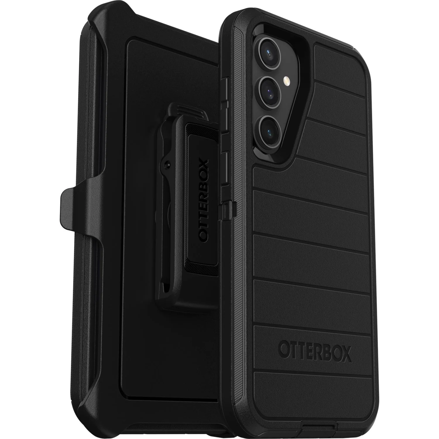 OTTERBOX SAMSUNG GALAXY S23 FE DEFENDER PRO SERIES CASE - BLACK - Image 2