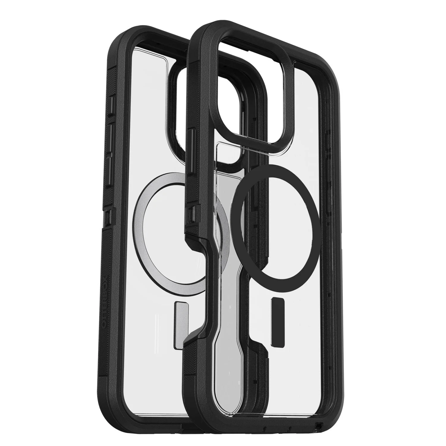 OTTERBOX APPLE IPHONE 16 PRO MAX DEFENDER XT CLEAR PRO SERIES CASE FOR MAGSAFE - DARK SIDE - Image 2