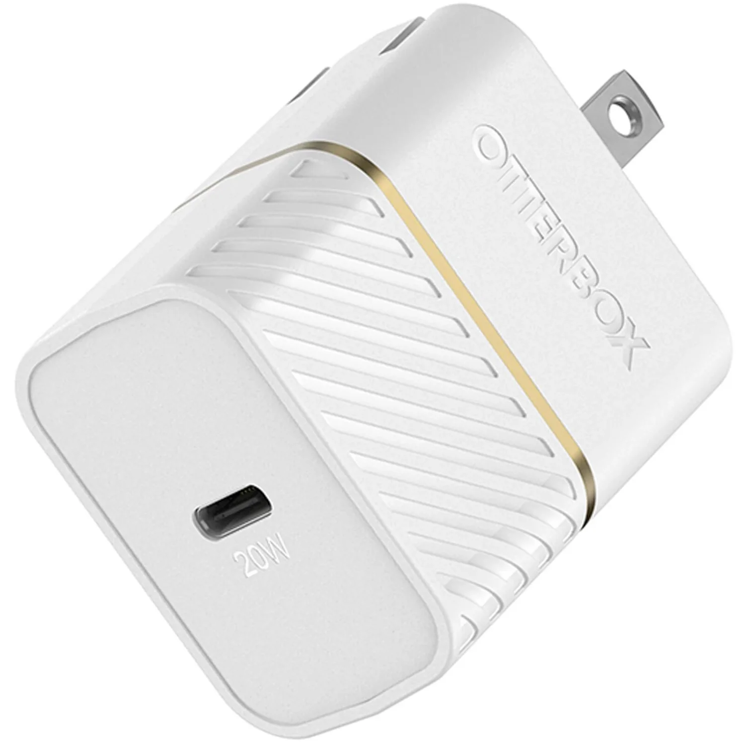 OTTERBOX FAST CHARGE USB-C WALL CHARGER, 20W - CLOUD DUST - Image 2