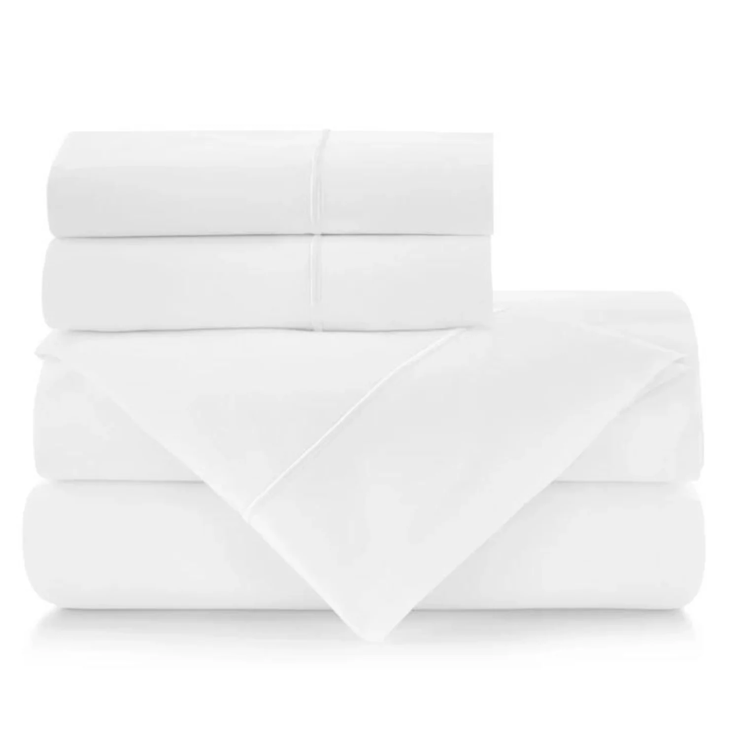 PEACOCK ALLEY BOUTIQUE SHEET SET - QUEEN - WHITE - Image 2