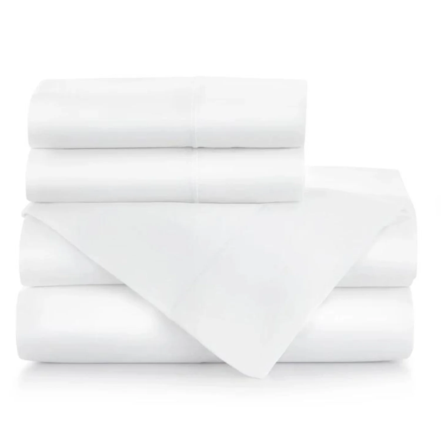 PEACOCK ALLEY SOPRANO SATEEN SHEET SET - QUEEN - WHITE - Image 2