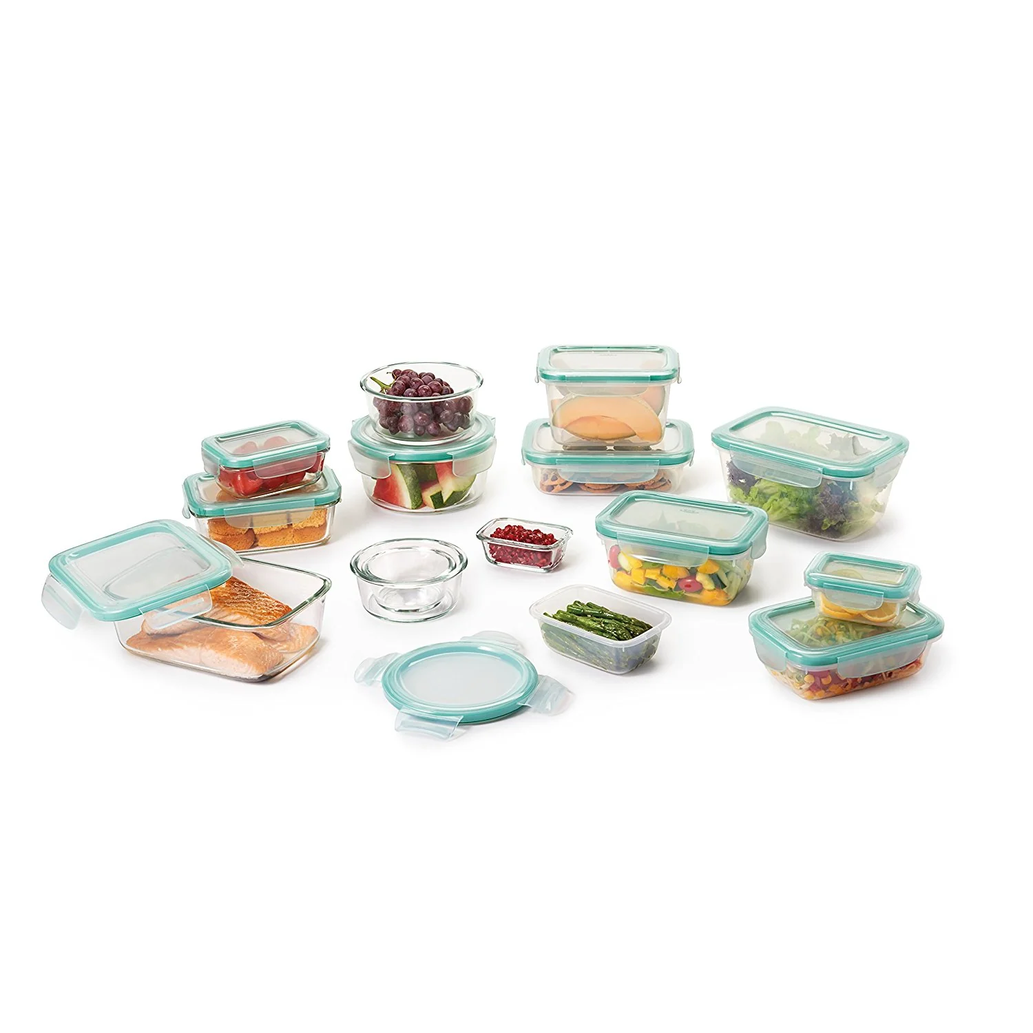 OXO GG 30 PC SNAP GLASS & PLASTIC CONTAINER SET - Image 2