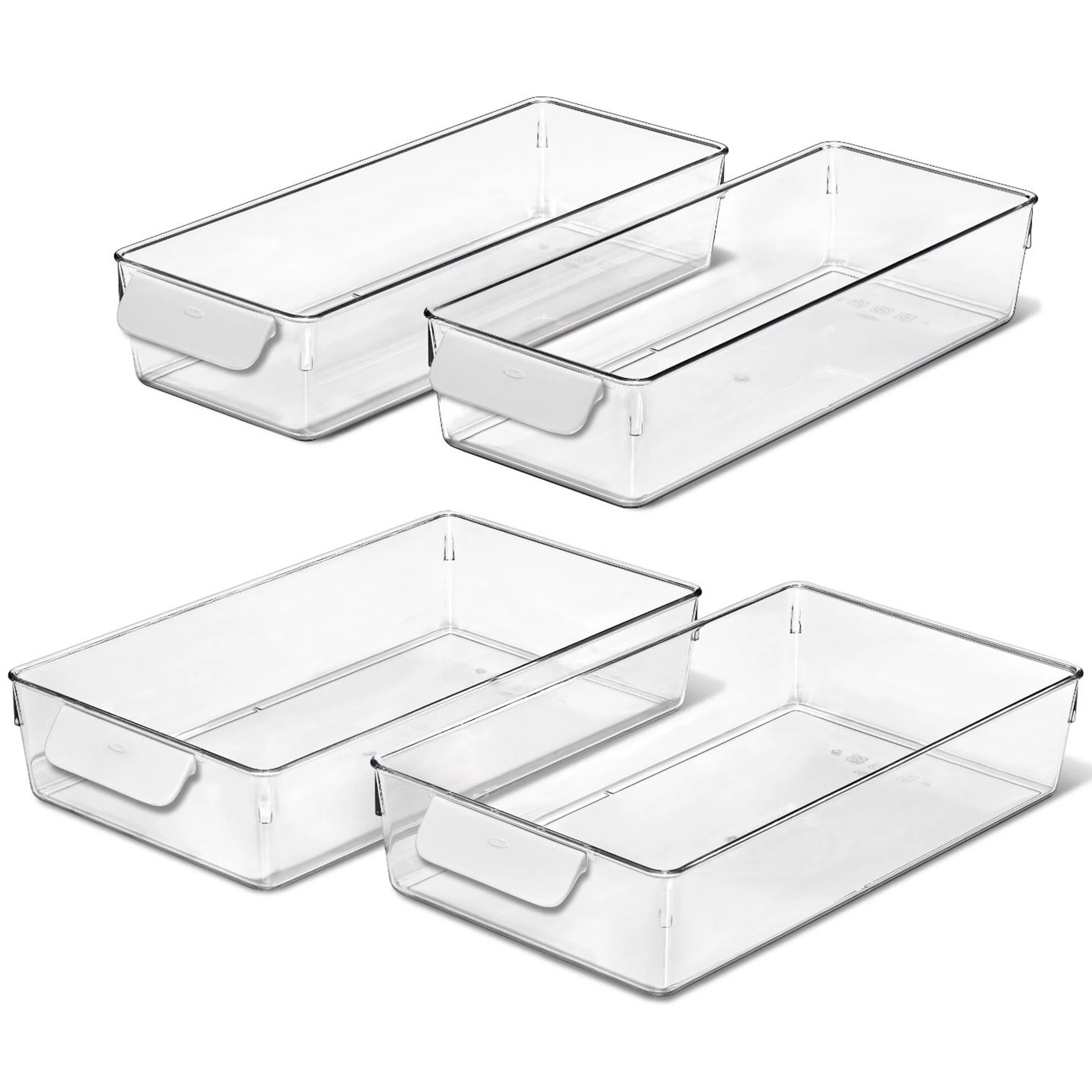 OXO GOOD GRIPS 4-PIECE REFRIGERATOR STORAGE BIN STARTER SET