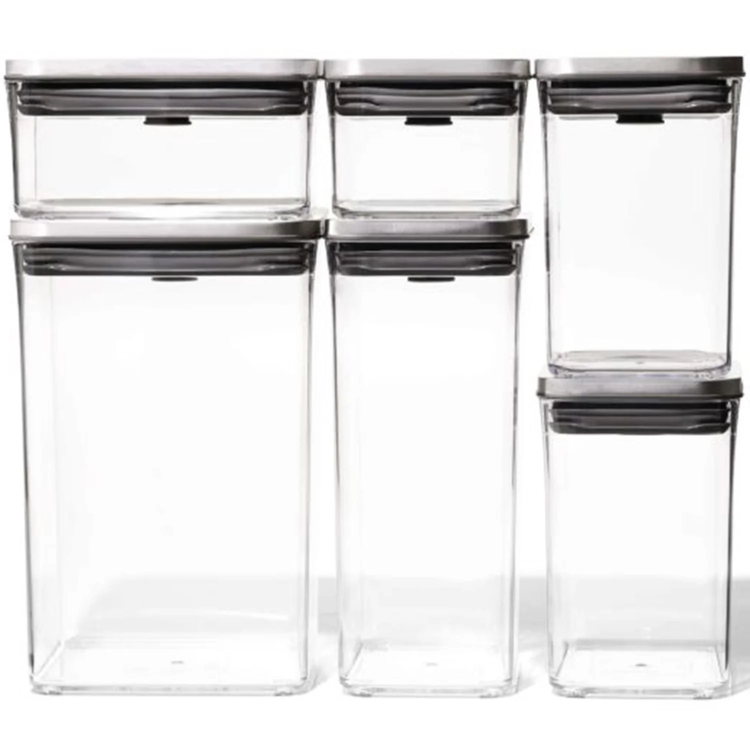 OXO STEEL 6 PIECE POP CONTAINER SET - Image 2