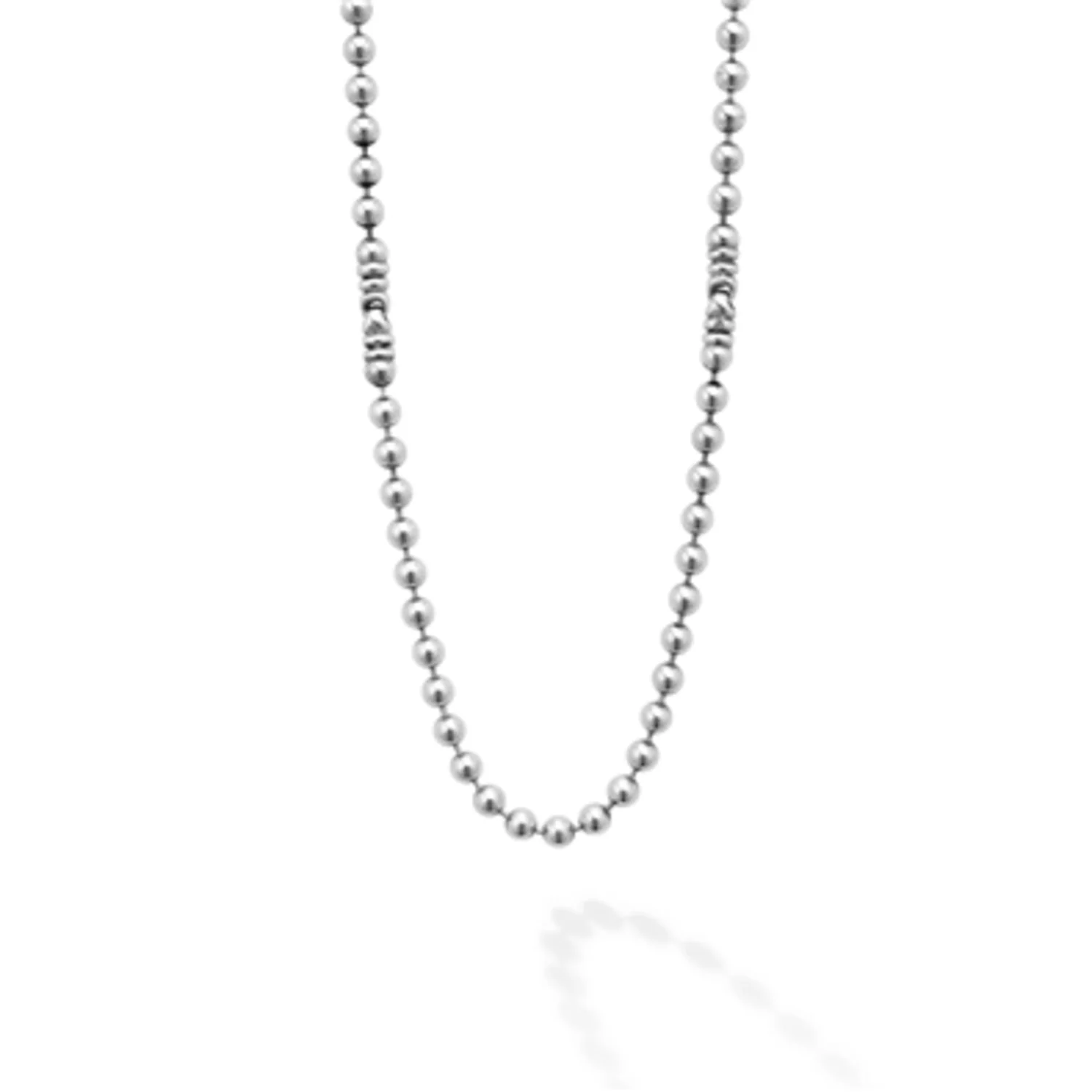 MEN'S STATION CAVIAR BEADED NECKLACE