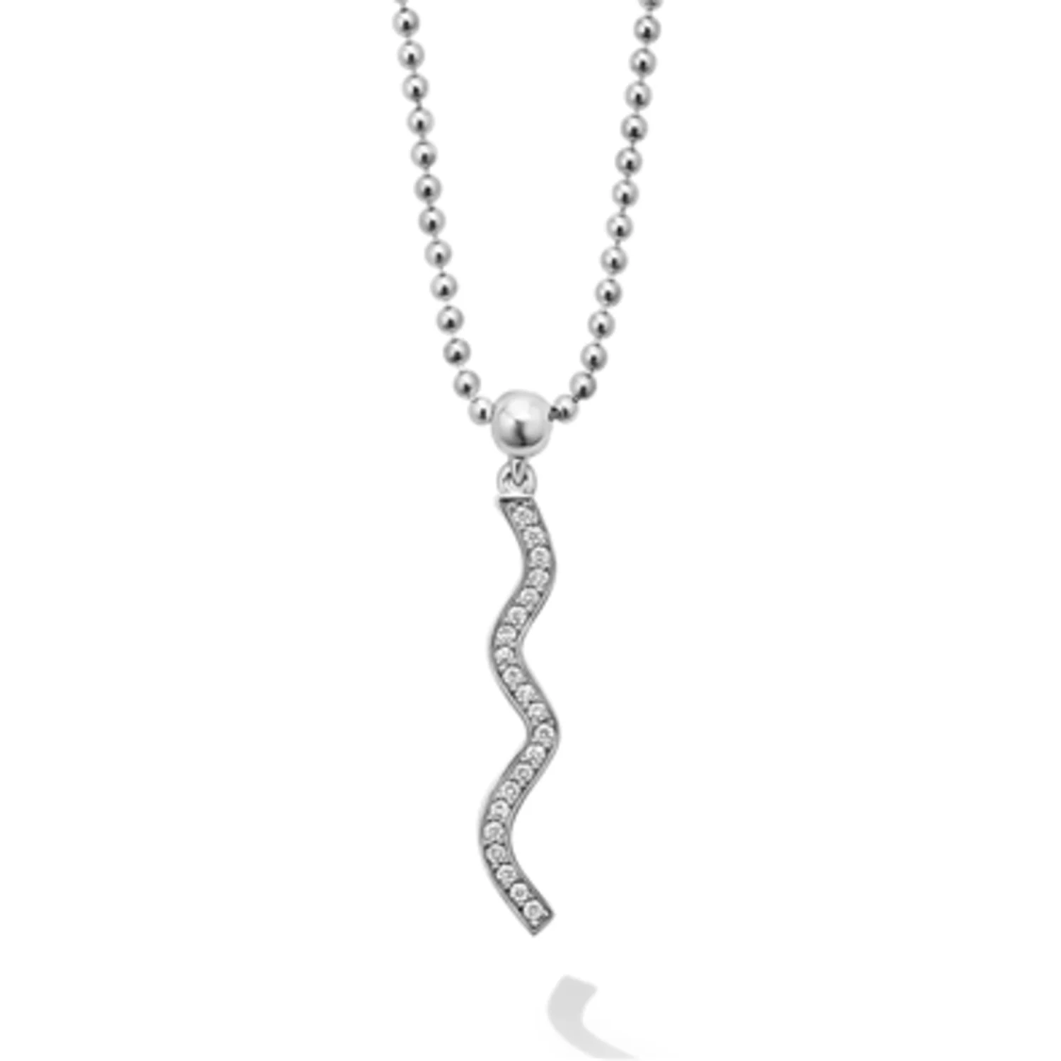 WAVE DIAMOND PENDANT NECKLACE