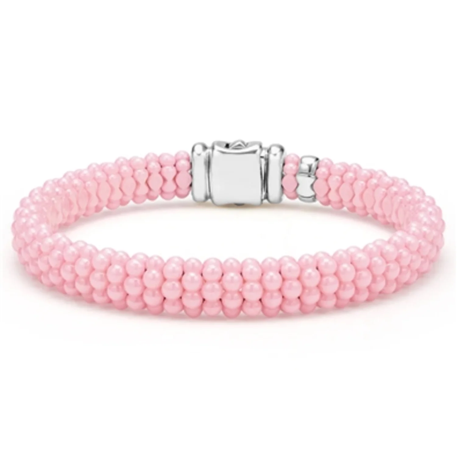 CERAMIC BEADED BRACELET, 6.25"-6.75"