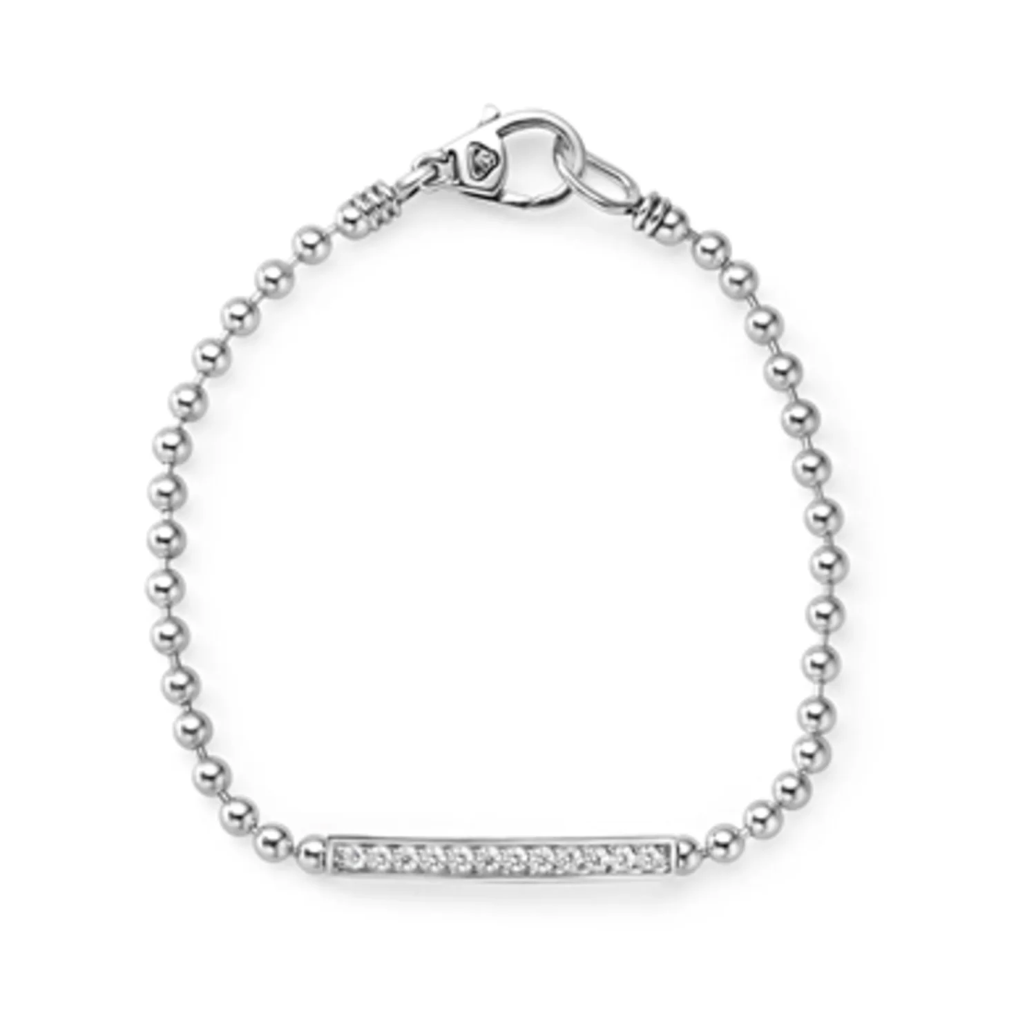 DIAMOND BEADED BRACELET, 7"