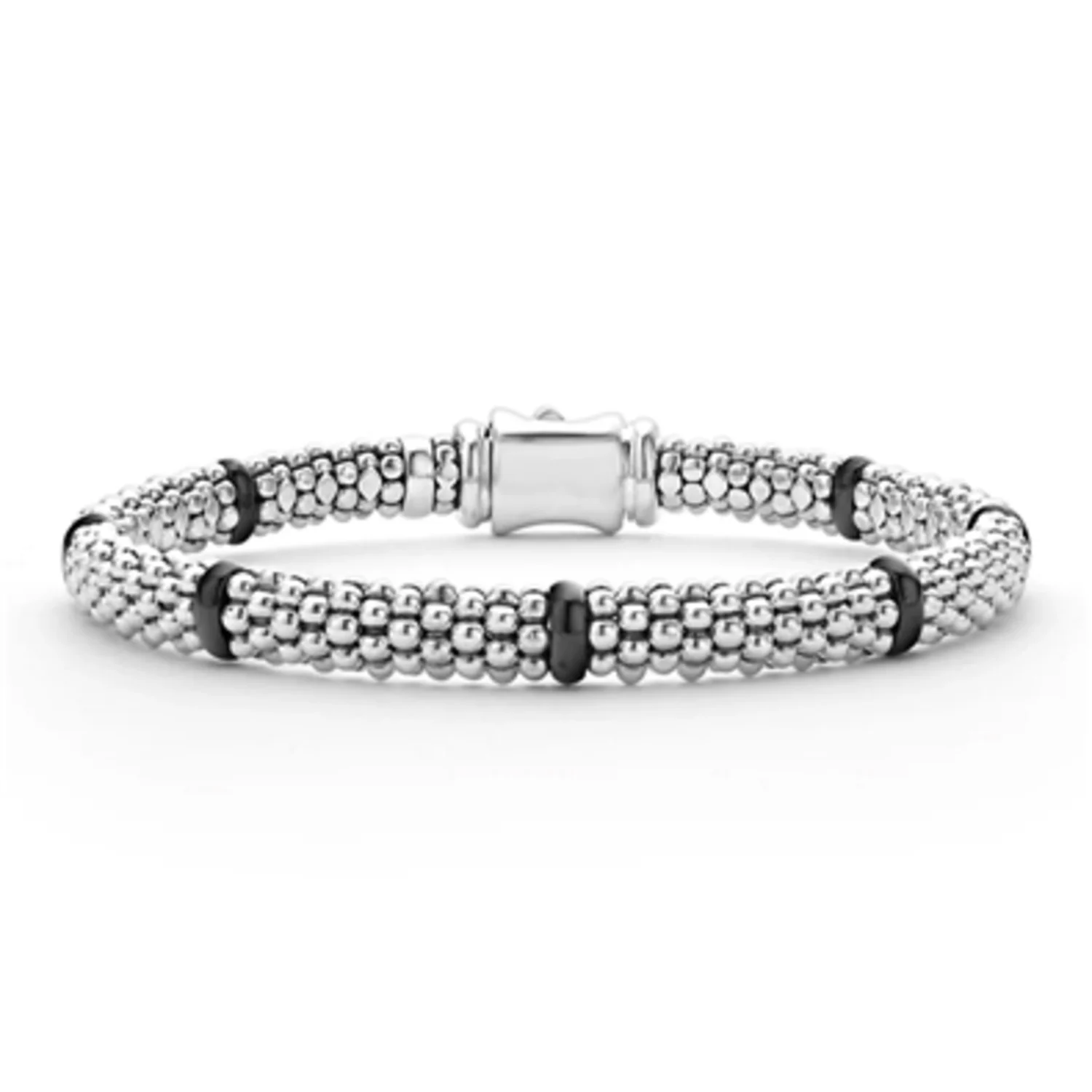 CERAMIC STATION CAVIAR BRACELET, 6.25"-6.75"