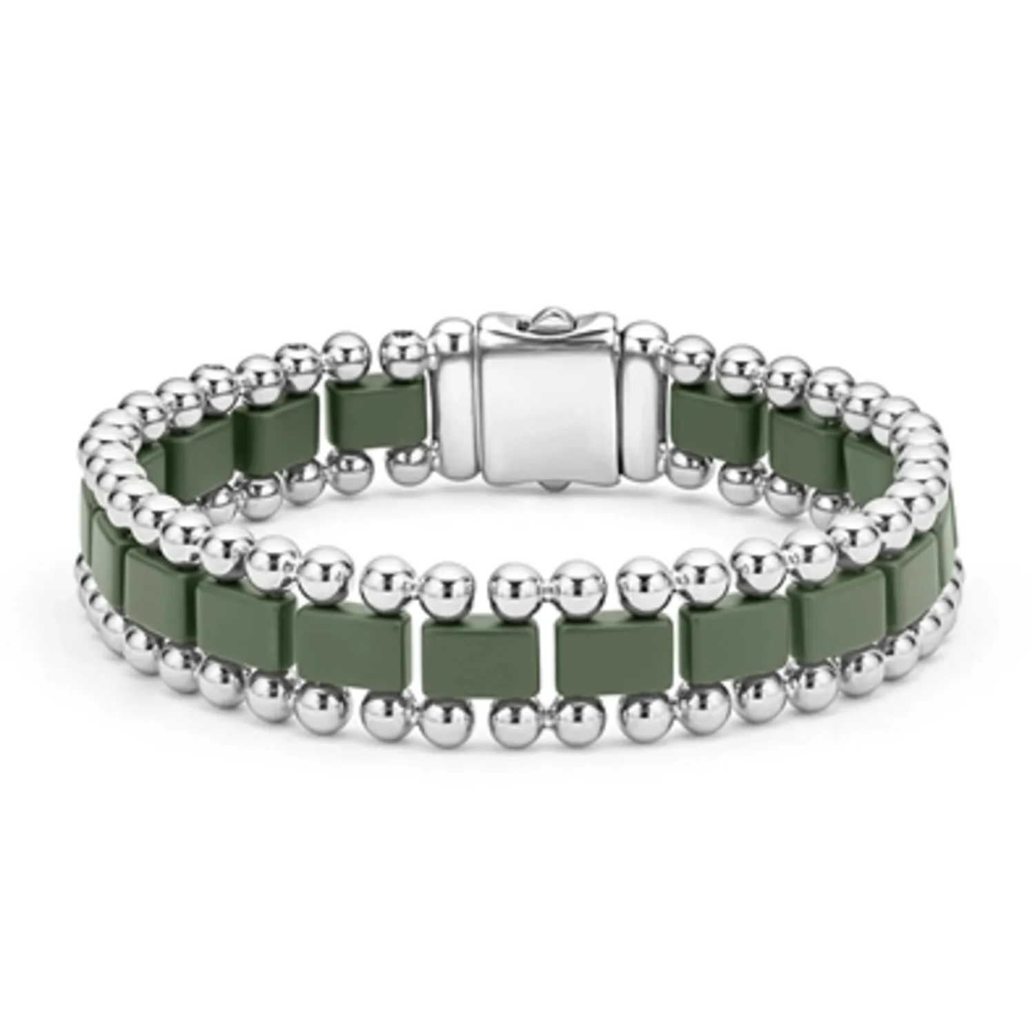 MEN'S CERAMIC LINK BRACELET