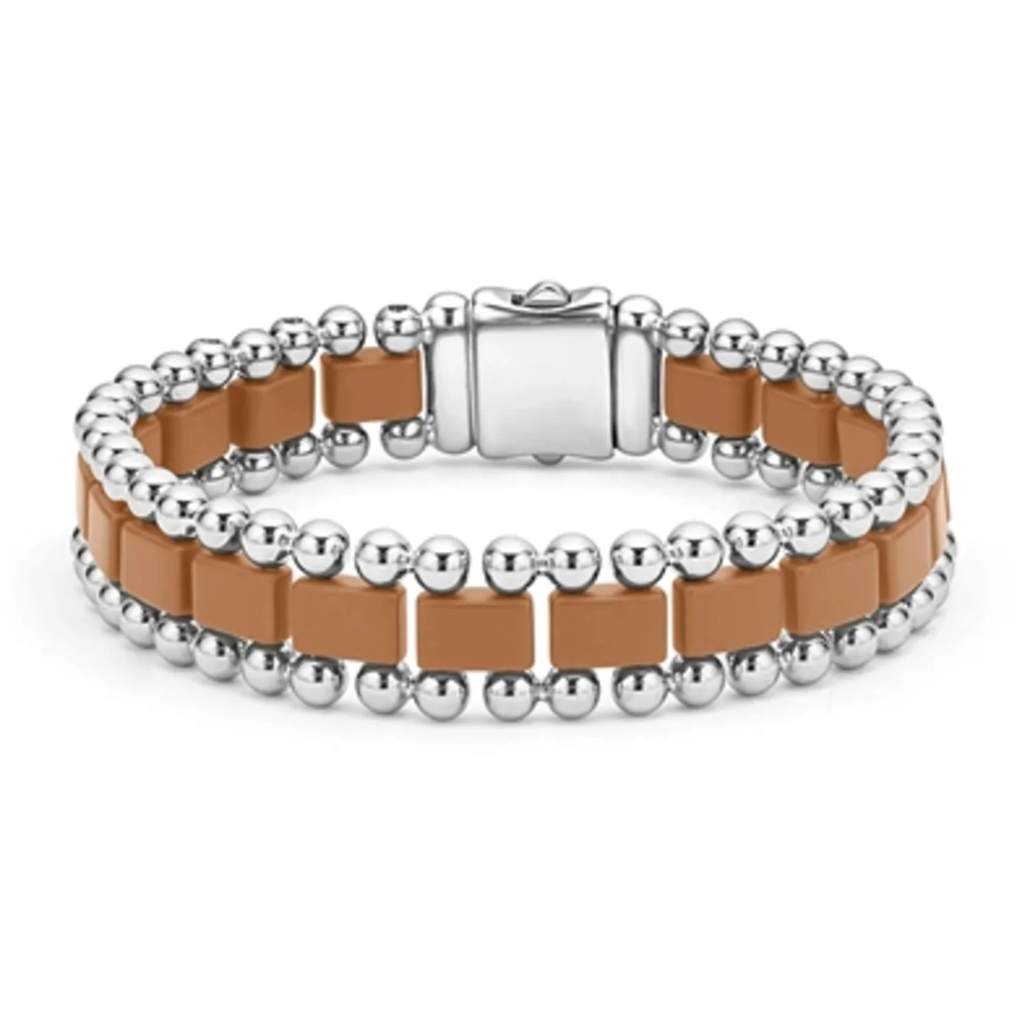MEN'S CERAMIC LINK BRACELET