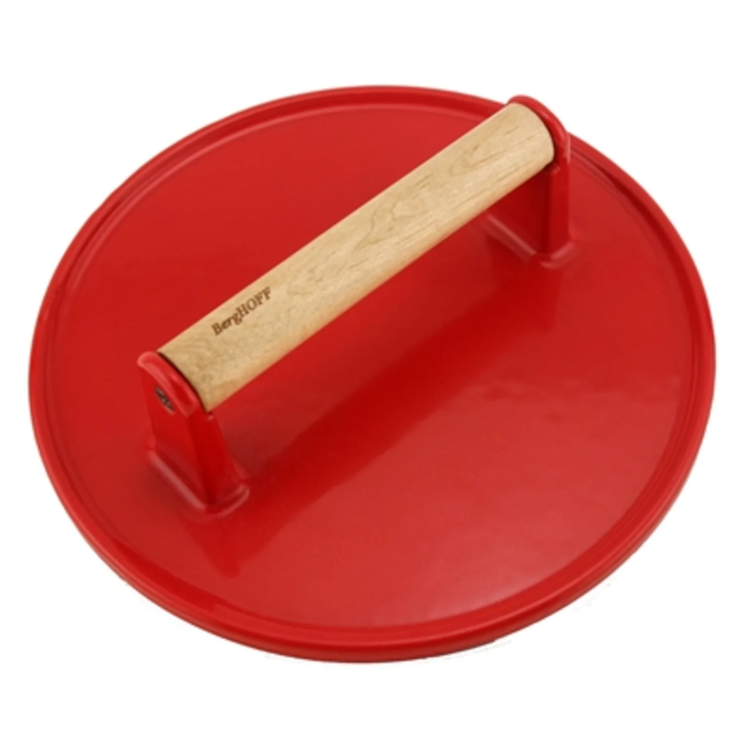 CAST IRON STEAK PRESS, 9"