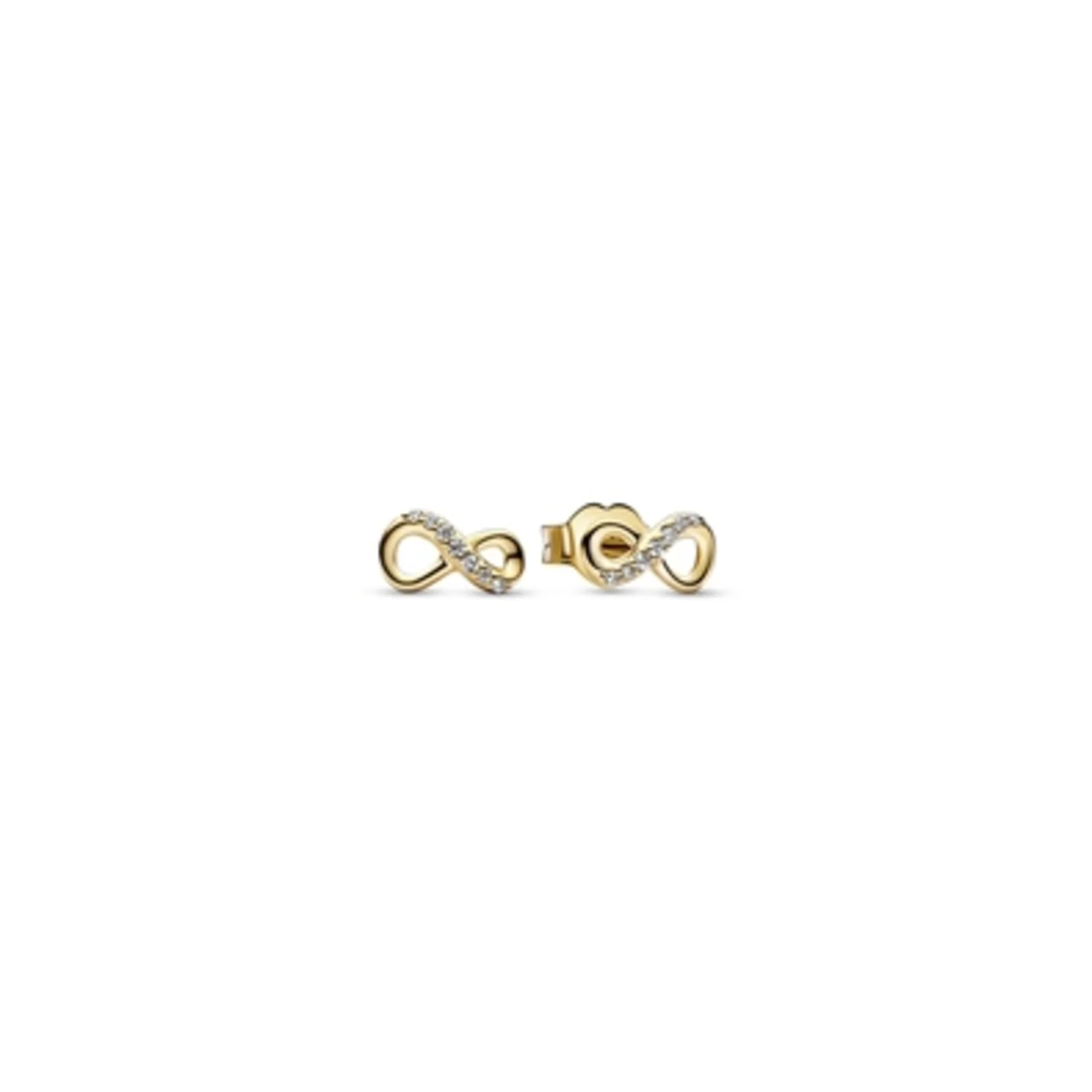 SPARKLING INFINITY STUD EARRINGS