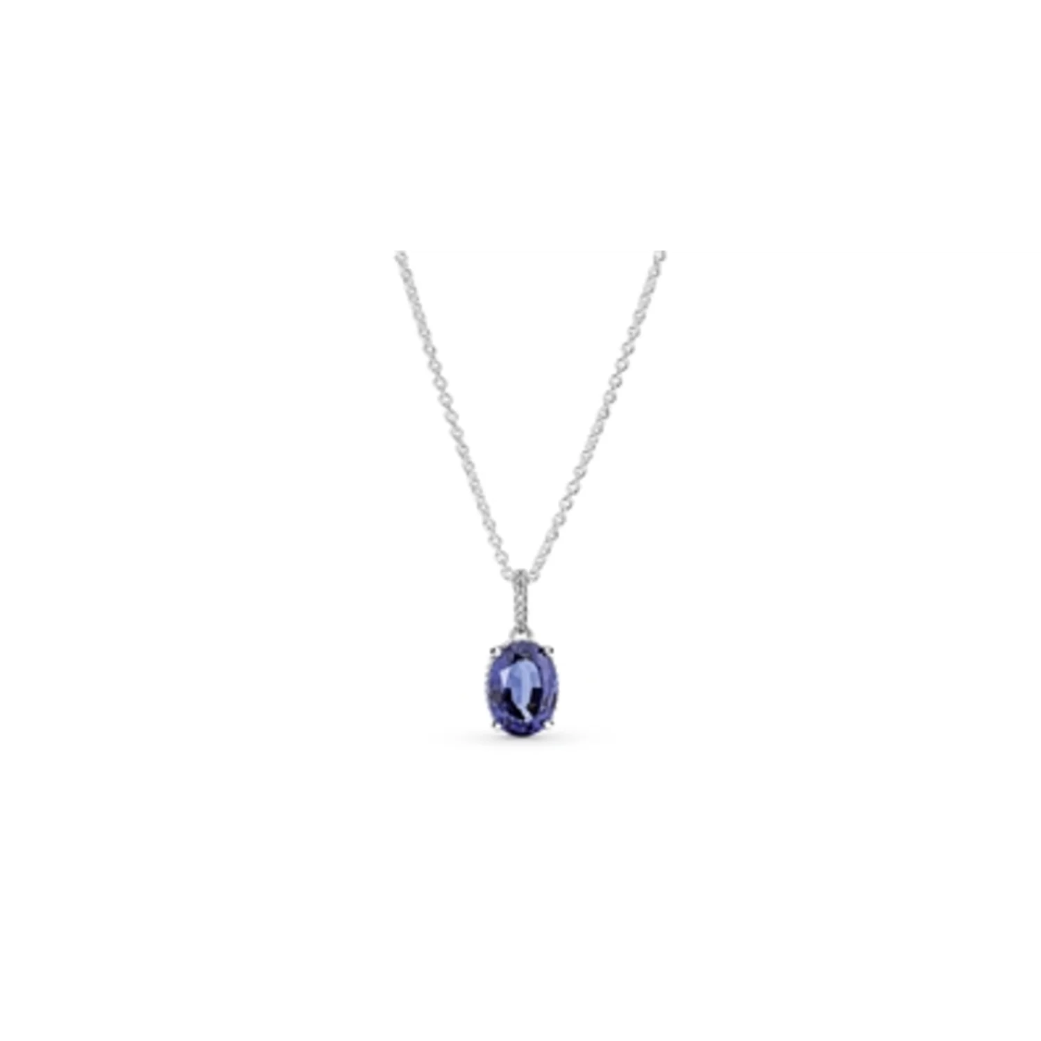 SPARKLING STATEMENT HALO PENDANT NECKLAC, 17.7