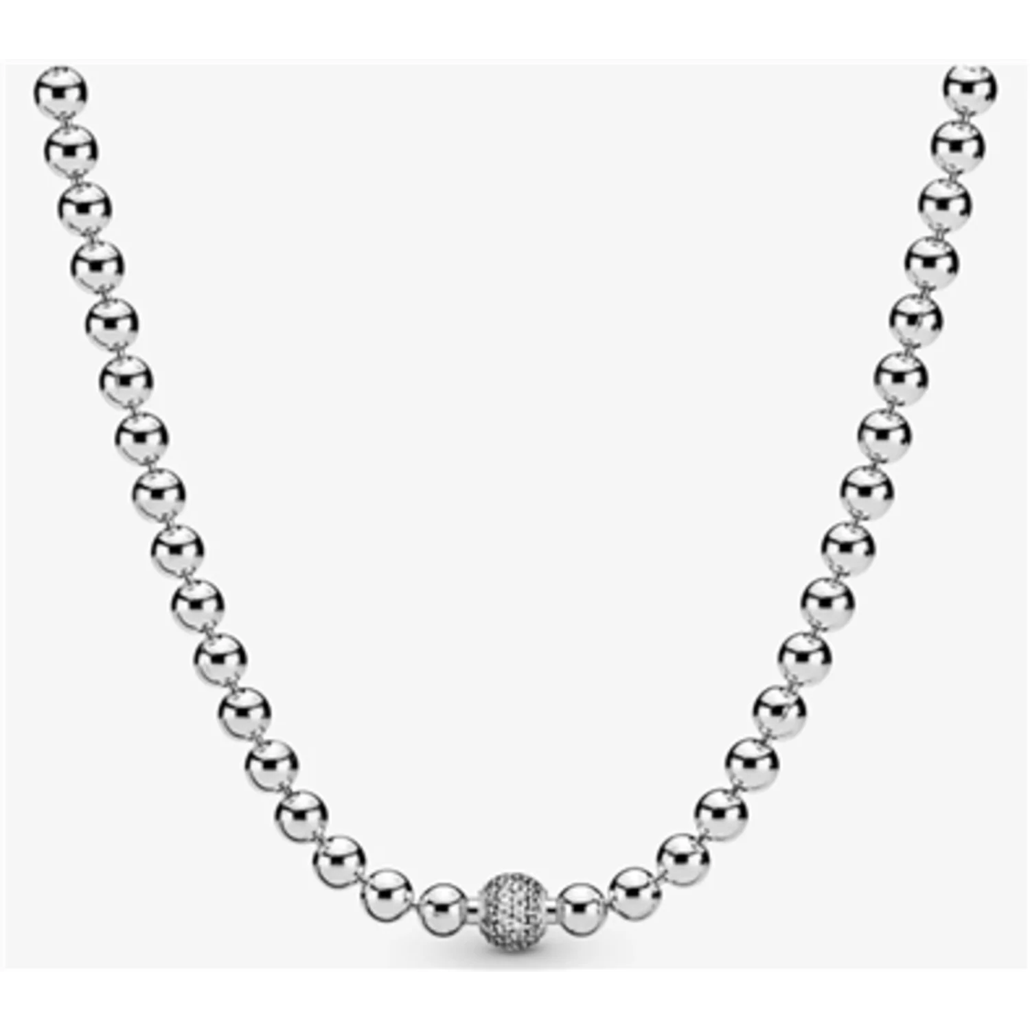 BEADS AND PAVE NECKLACE, 45