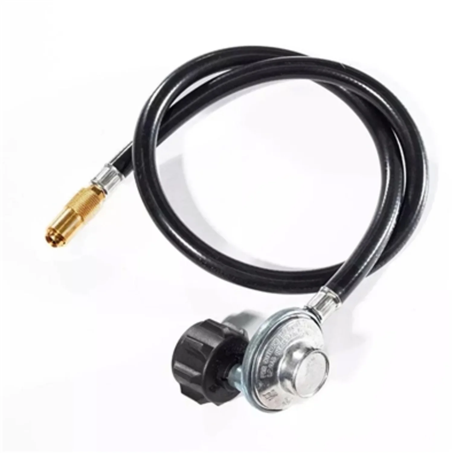 PROPANE TANK ADAPTER HOSE WITH REGULATOR, 3'