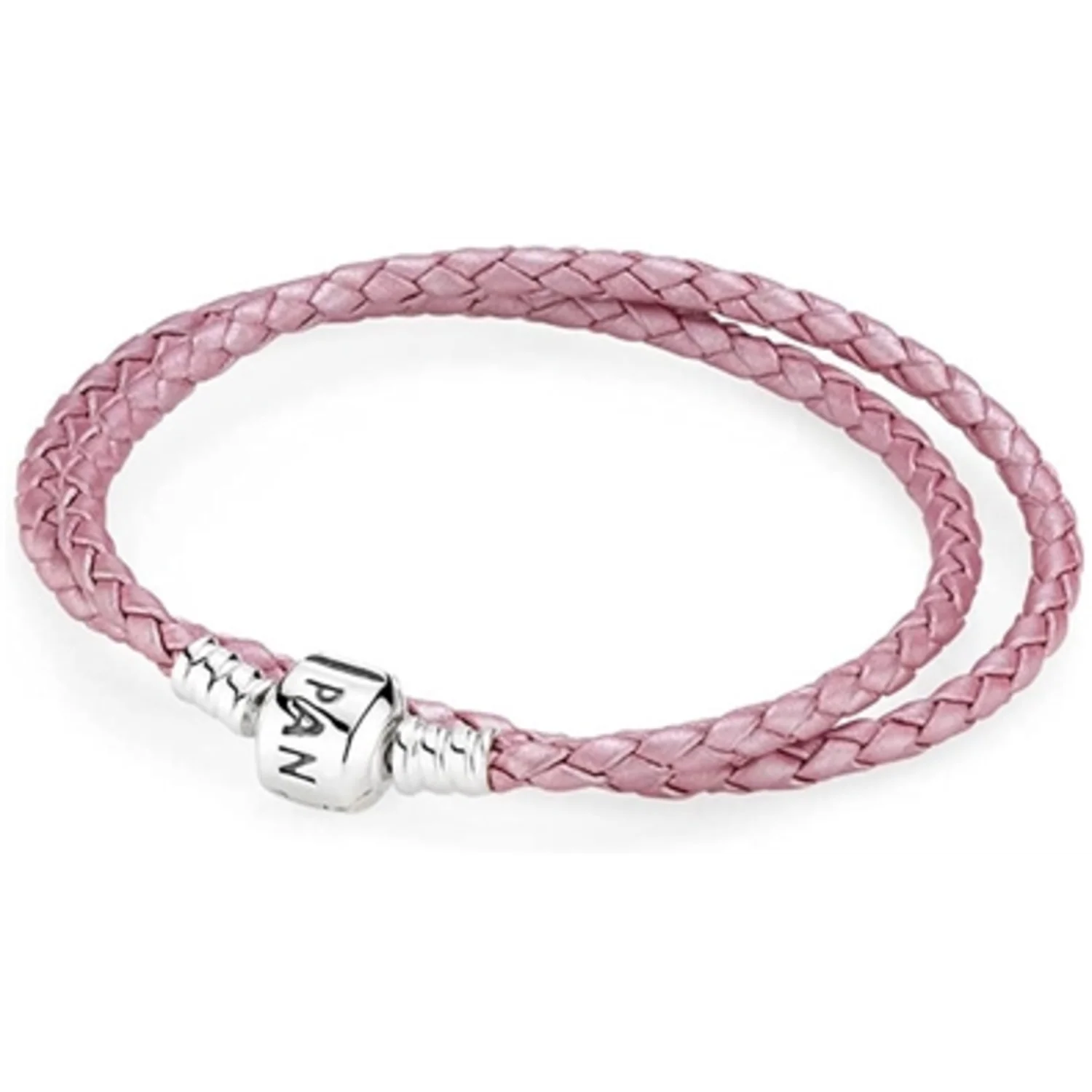 DOUBLE LEATHER BRACELET, 16.1"