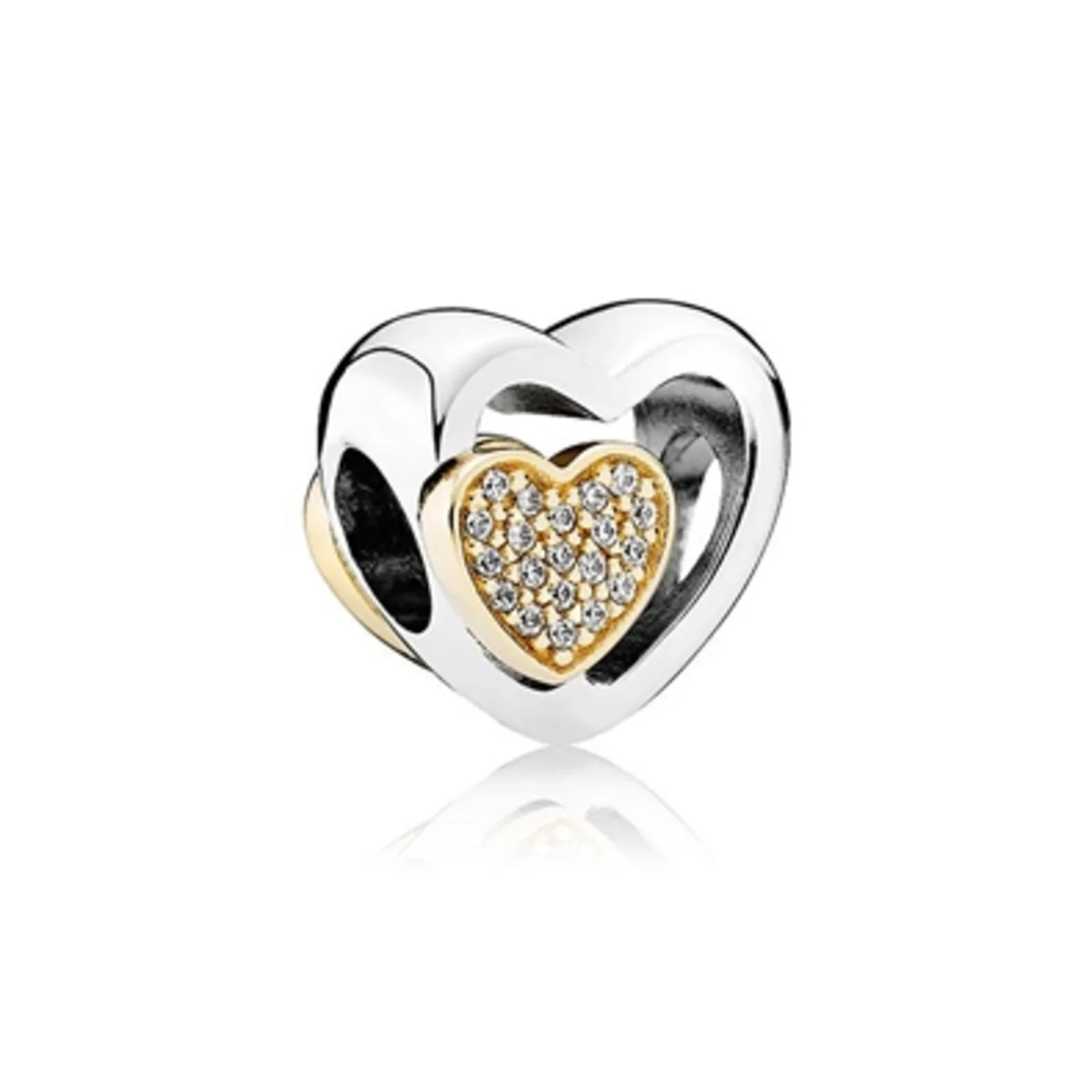 JOINED TOGETHER TWO TONE CHARM