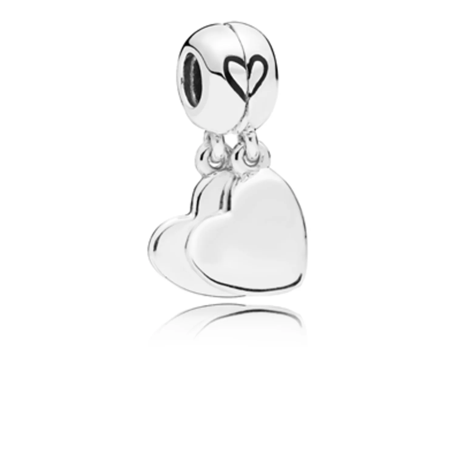 MOTHER AND SON HEART SPLIT DANGLE CHARM
