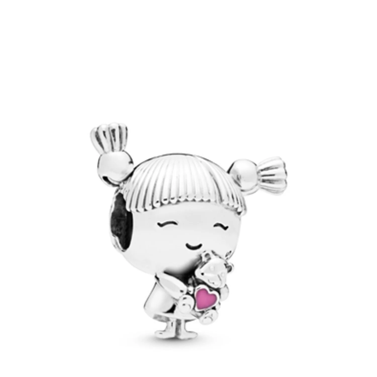 GIRL WITH PIGTAILS CHARM