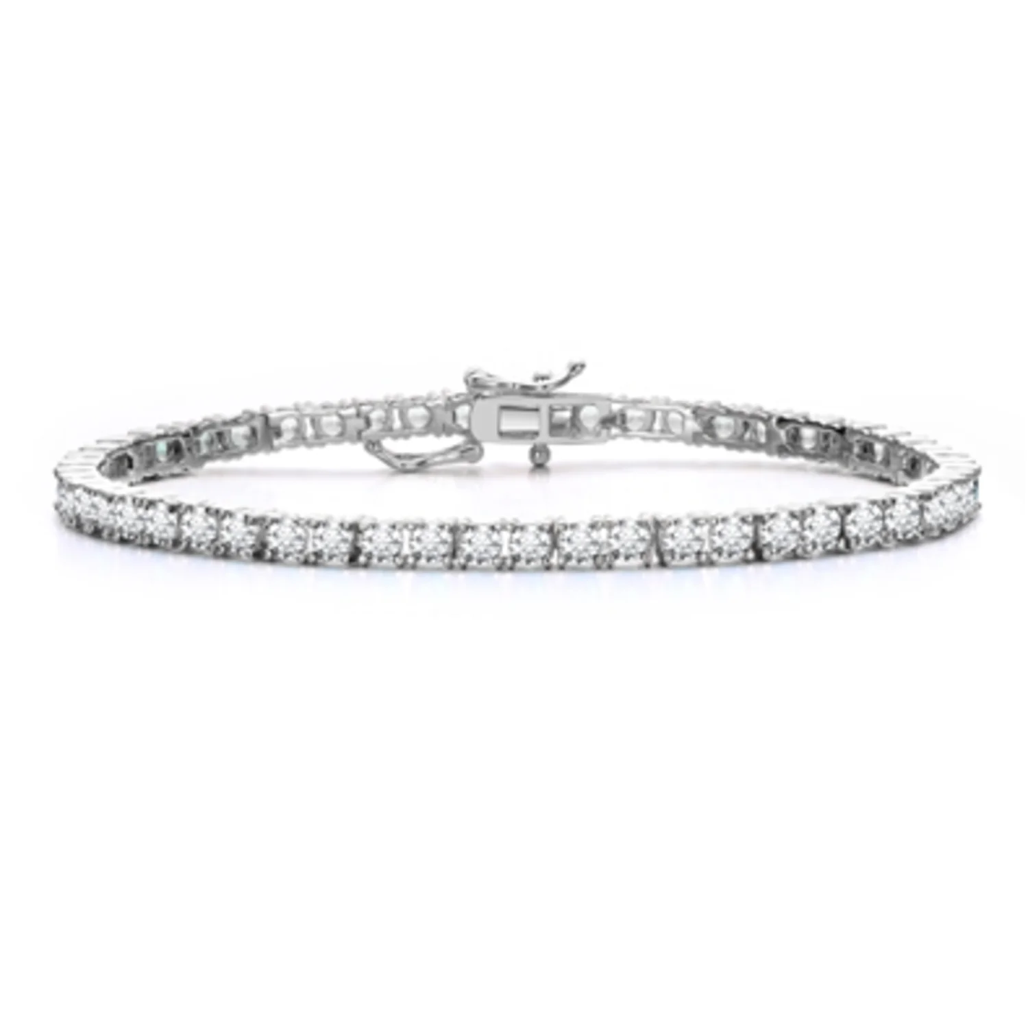CZ CLASSIC TENNIS BRACELET, 7"