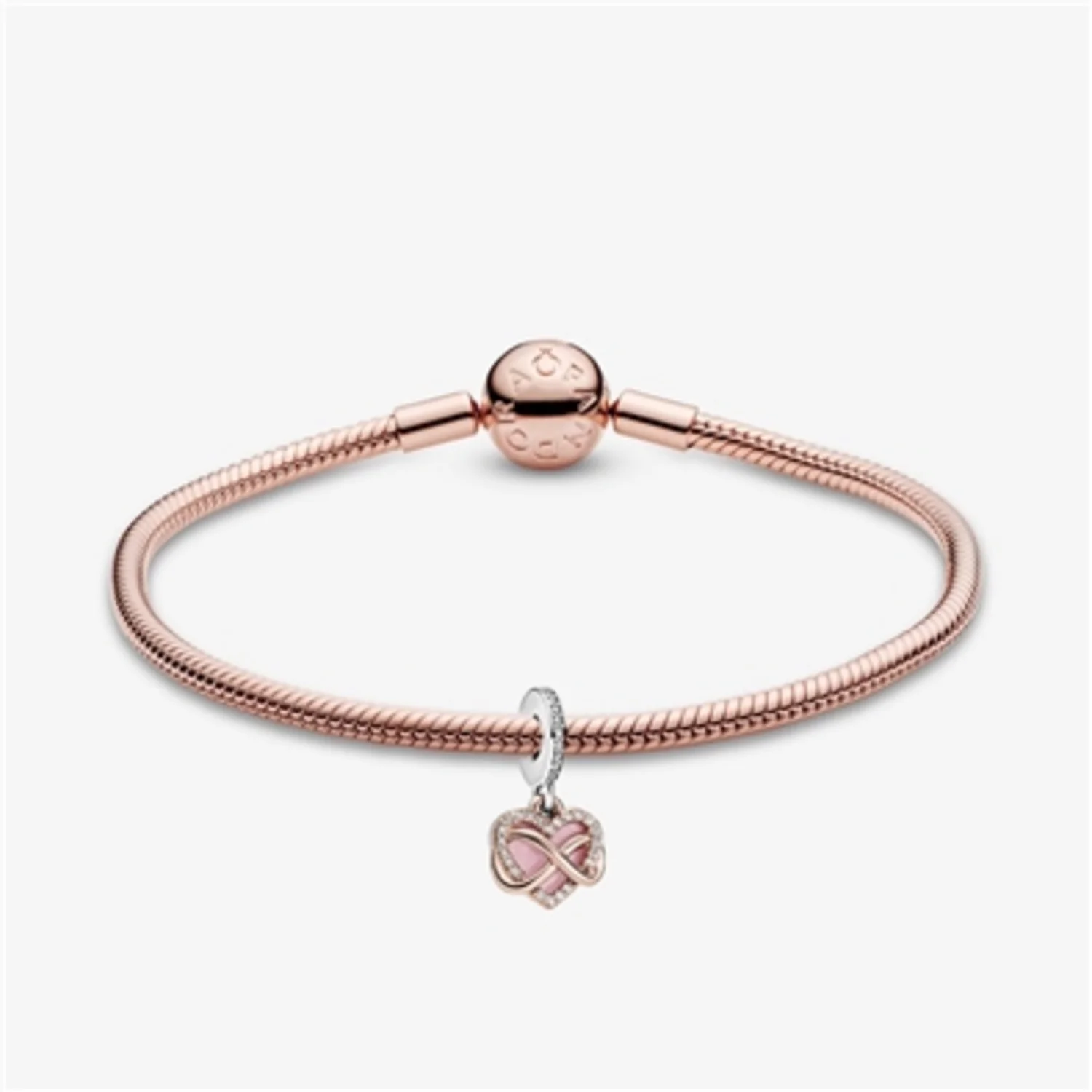 SPARKLING INFINITY HEART BRACELET, 7.5"