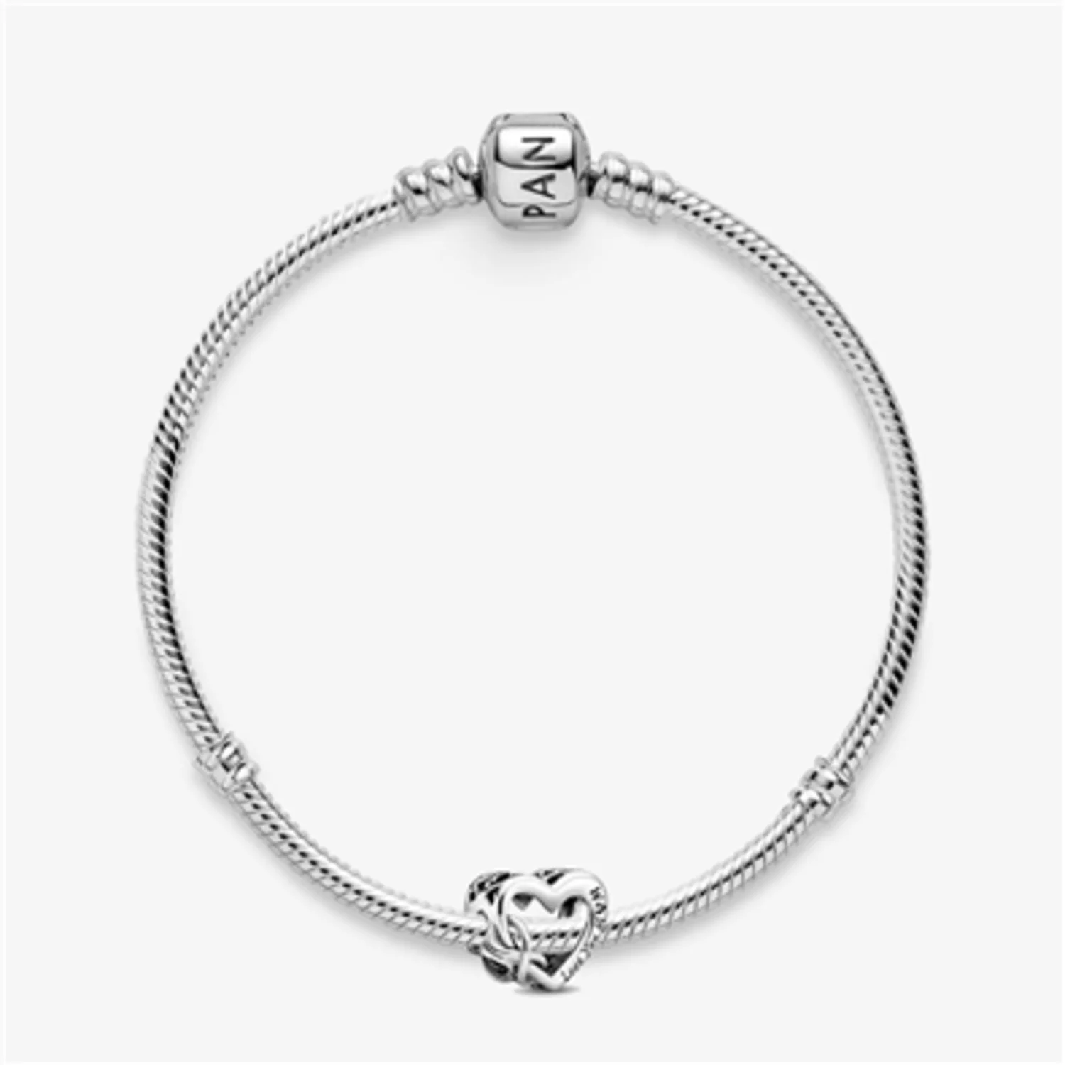 HEART INFINITY BRACELET, 6.7"
