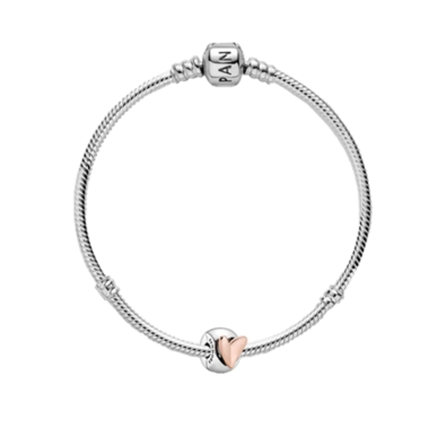 FREEHAND HEART BRACELET, 7.5"