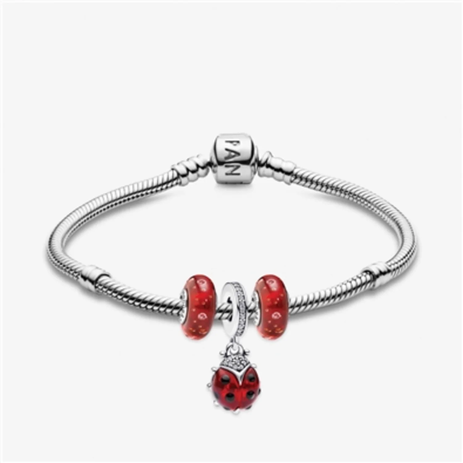 LADYBIRD DANGLE BRACELET, 7.9"