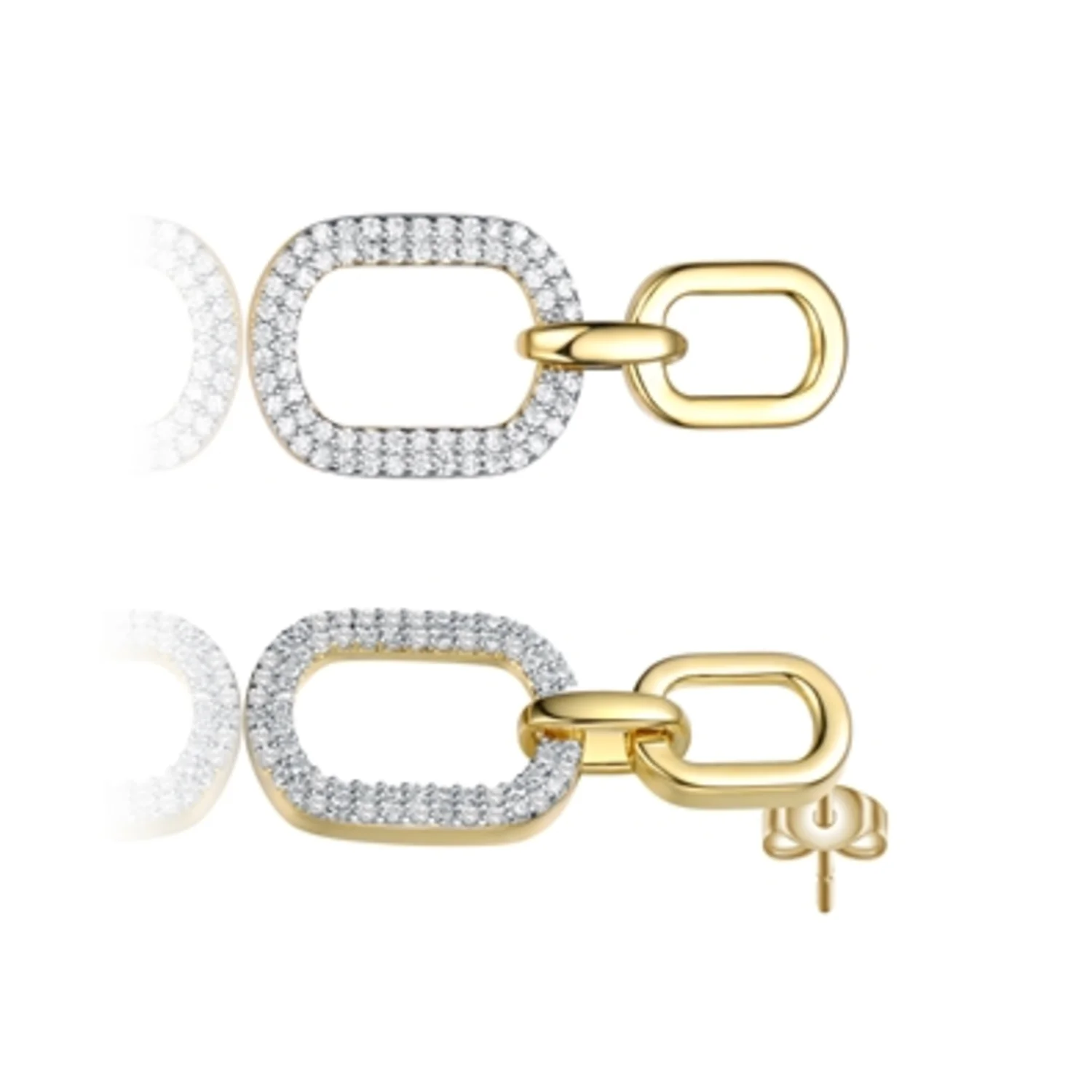 14K YELLOW GOLD TIMELESS DROP EARRINGS