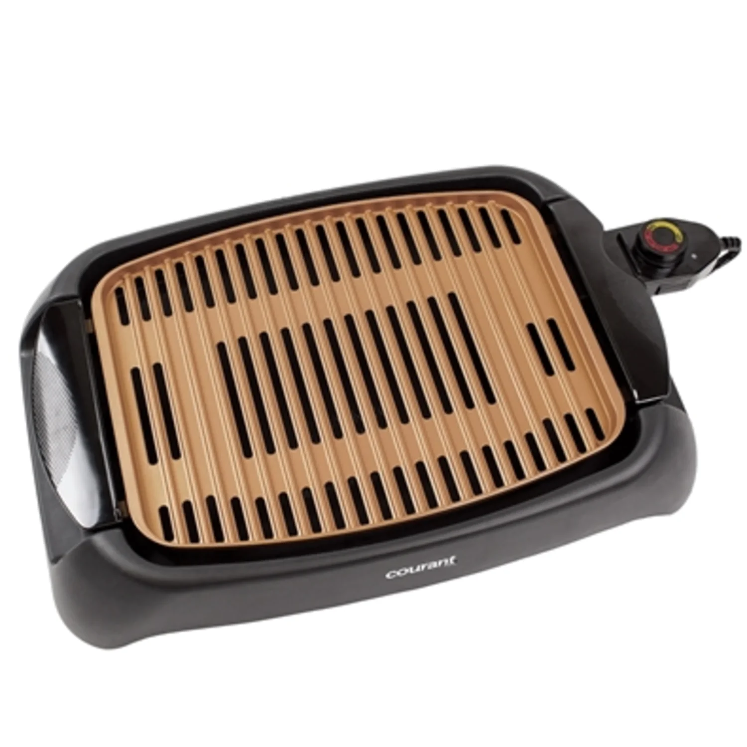 INDOOR SMOKELESS GRILL W/ COPPER COAT, 10” X 13”