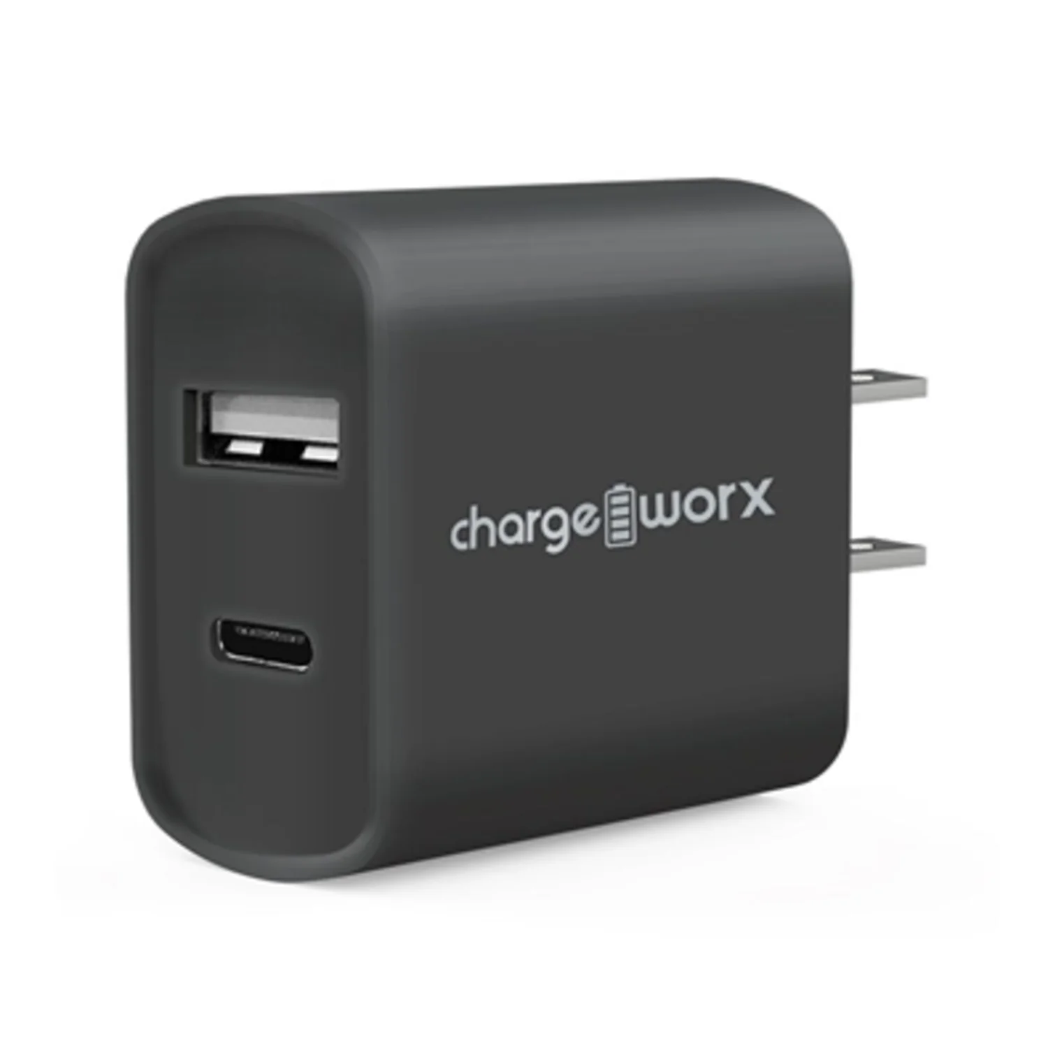 DUAL USB WALL CHARGER W/ USB-C/A