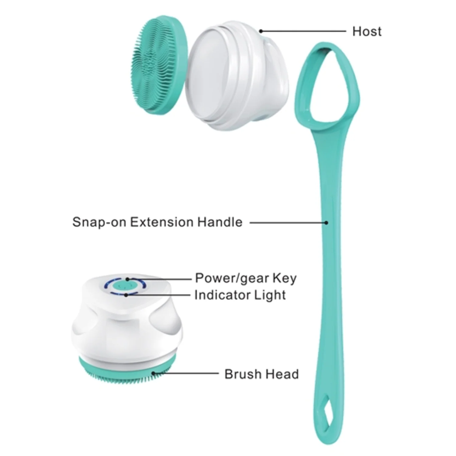 ELECTRIC SHOWER BRUSH