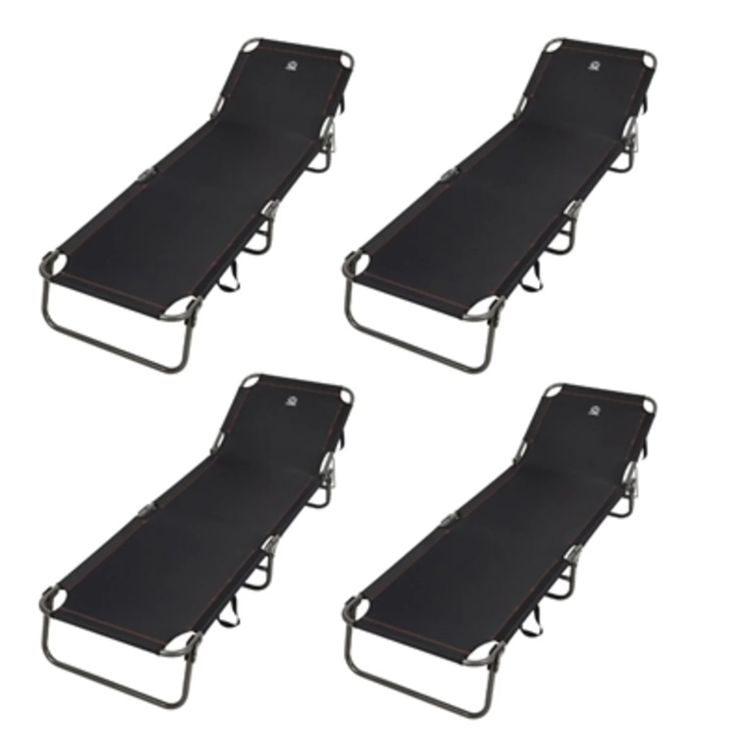 4 PACK LOUNGER COT SET, 4 PIECES