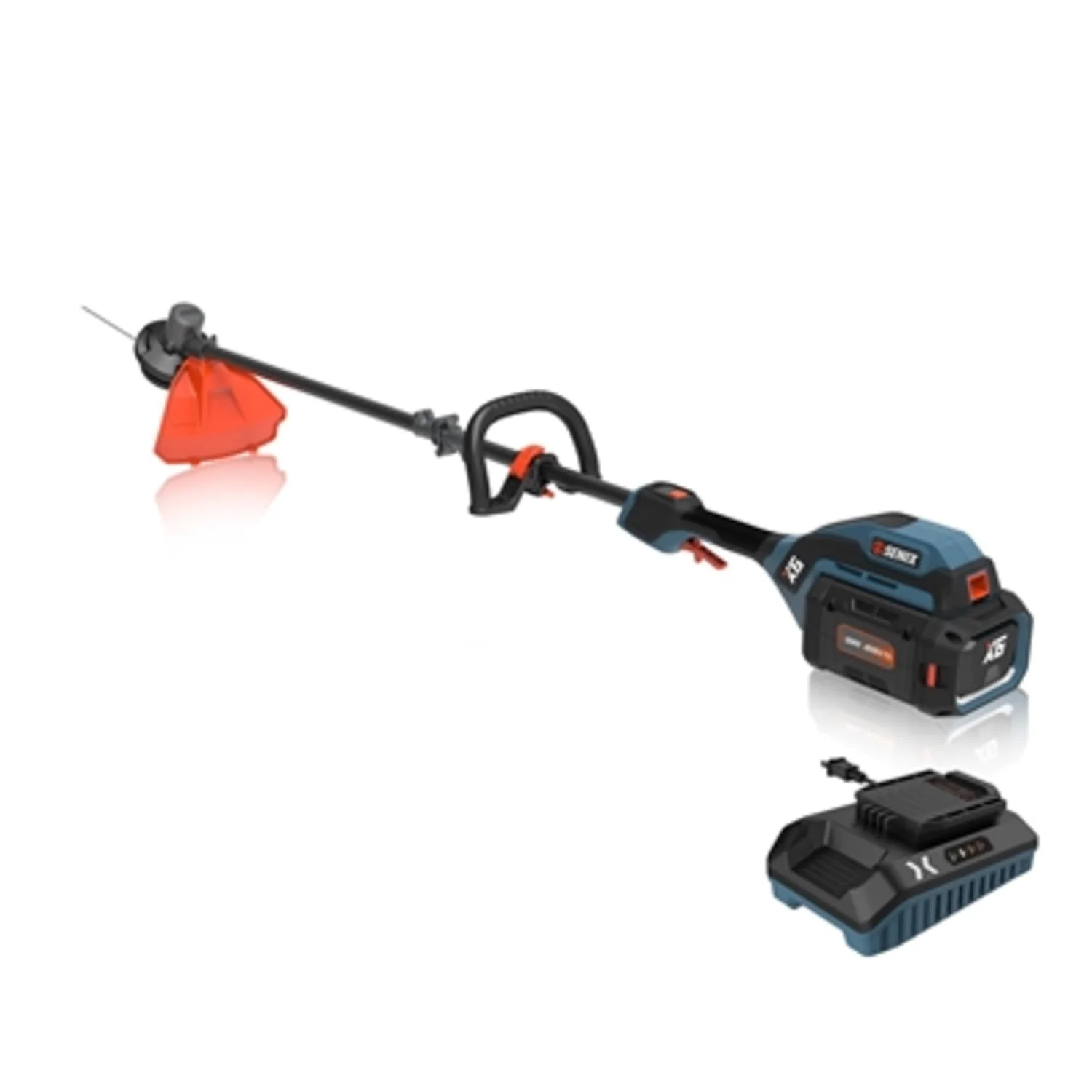 60V 16IN STR TRIMMER W/BATTERY AND CHARGER, 16"