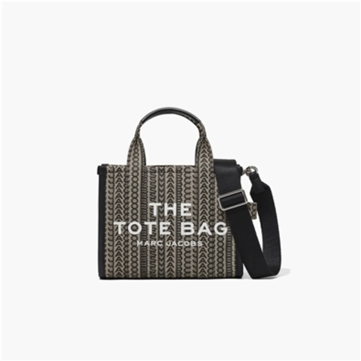 SMALL MONOGRAM JACQUARD TOTE, 7.09"X3.94