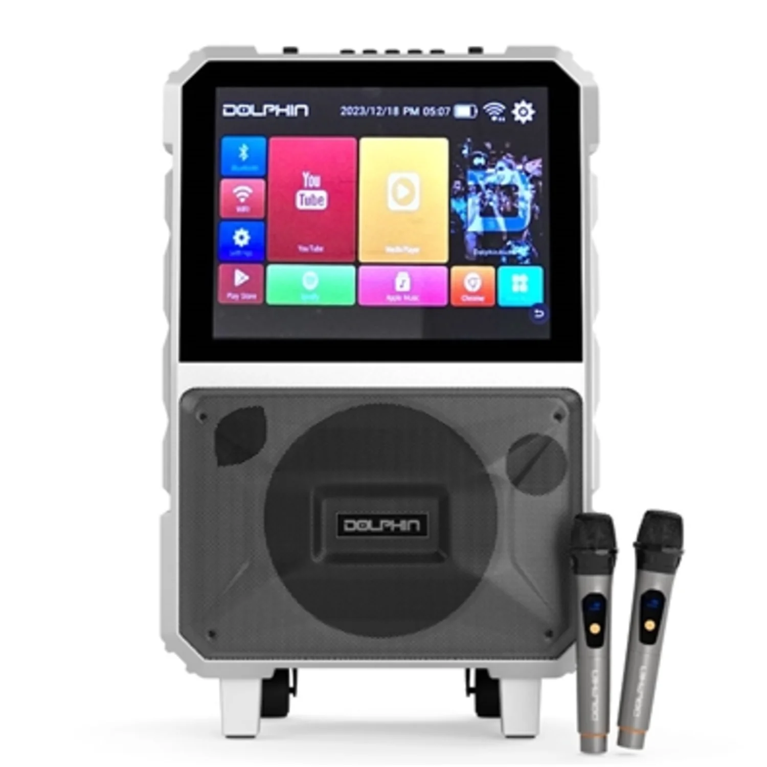 KARAOKE PARTY RECHARGEABLE SPEAKER, 8"