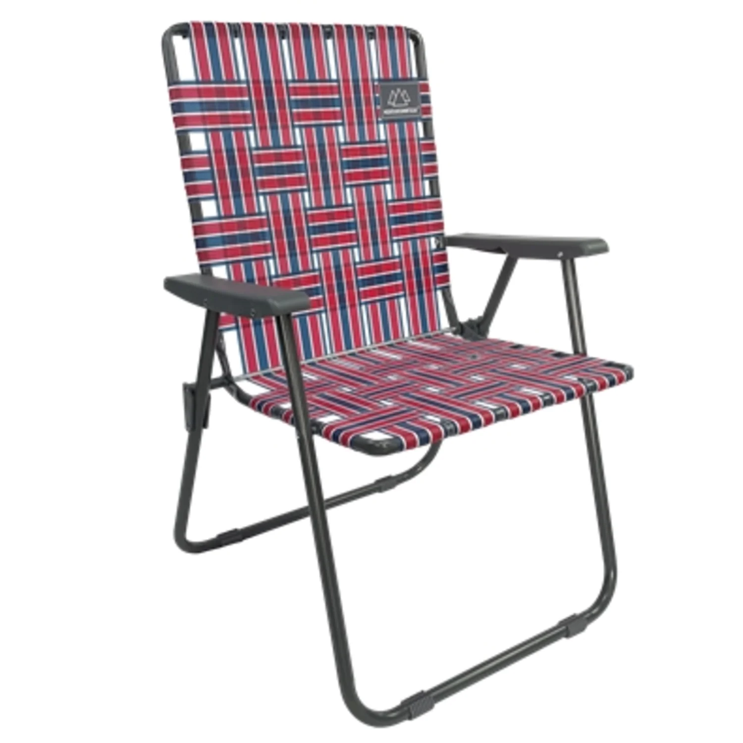 RETRO CAMP CHAIR, 25" X 23" X 37.5"