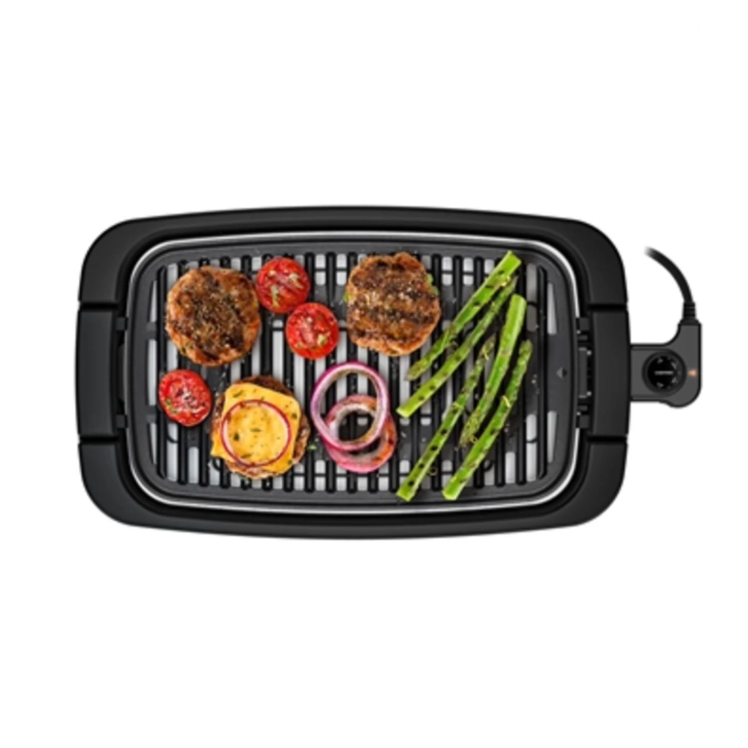 SMOKELESS ELECTRIC INDOOR GRILL, 20.9" X 11" X 3.3"
