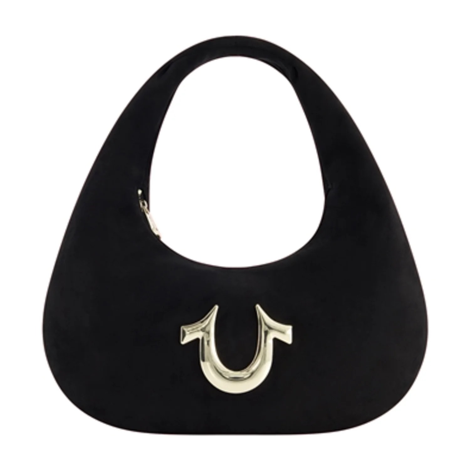HORSESHOE LINK SOFT HOBO BAG, 7 X 15''