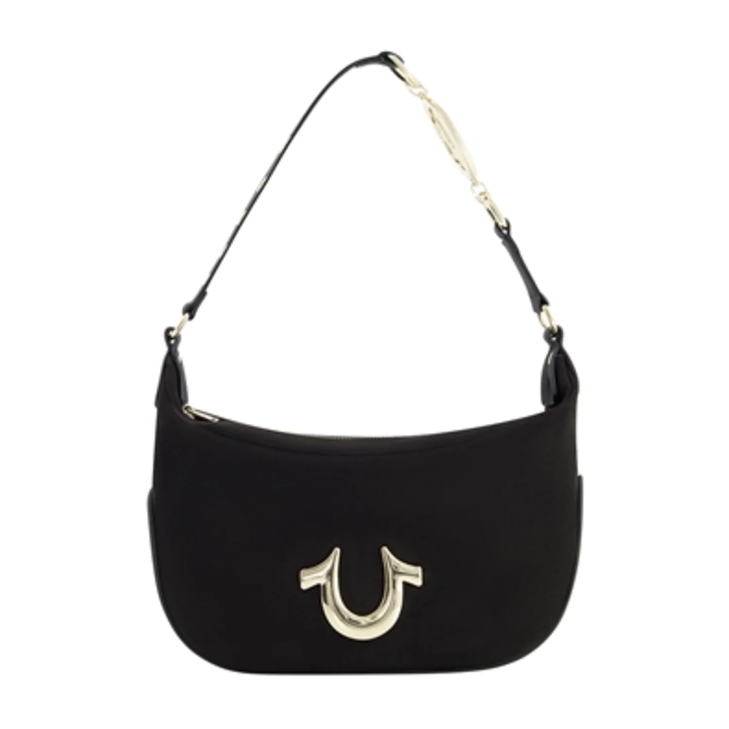 HORSESHOE LINK EYELET HOBO BAG, 6.25 X 11.5''